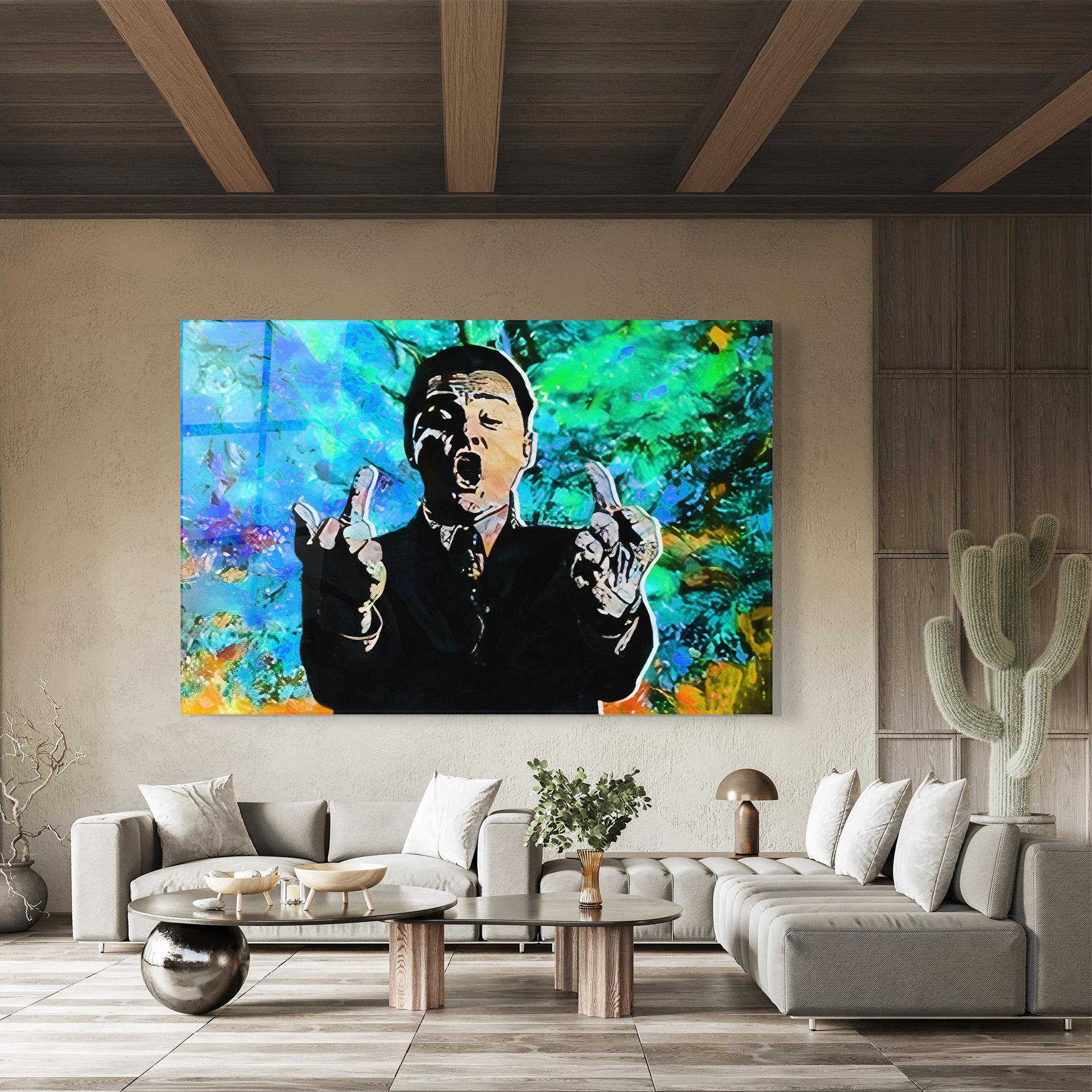 Tablou Sticla Flip The Bird mockup 8