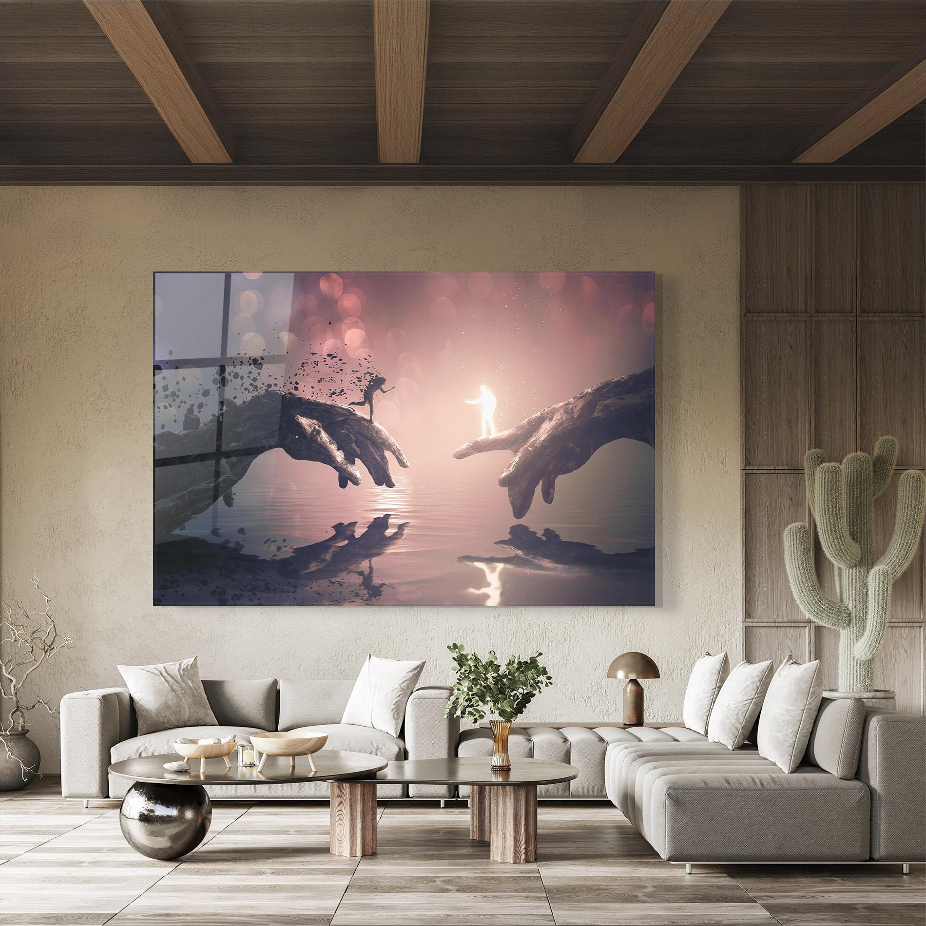 Tablou Sticla Life Story mockup 8