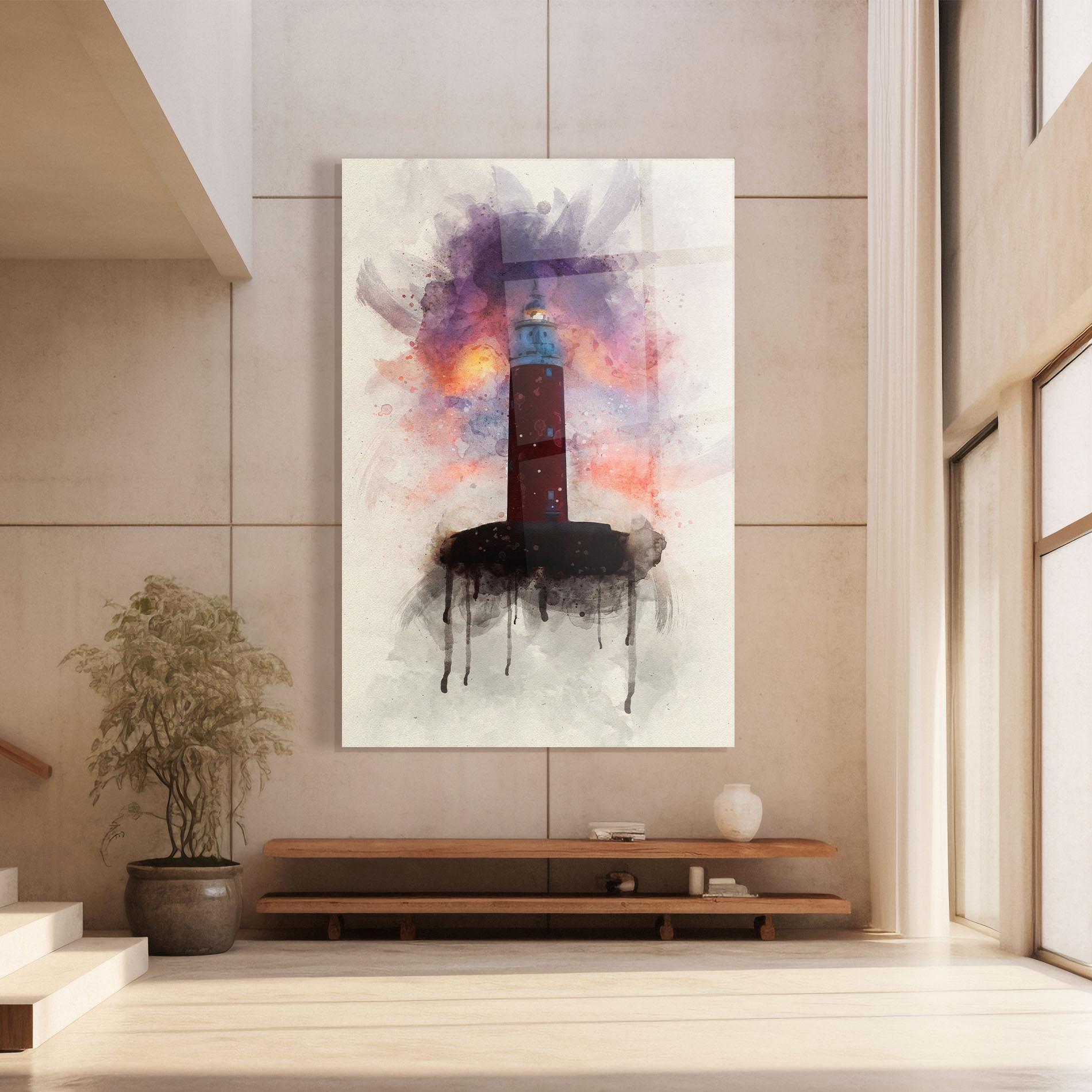 Tablou Sticla Lighthouse mockup 8