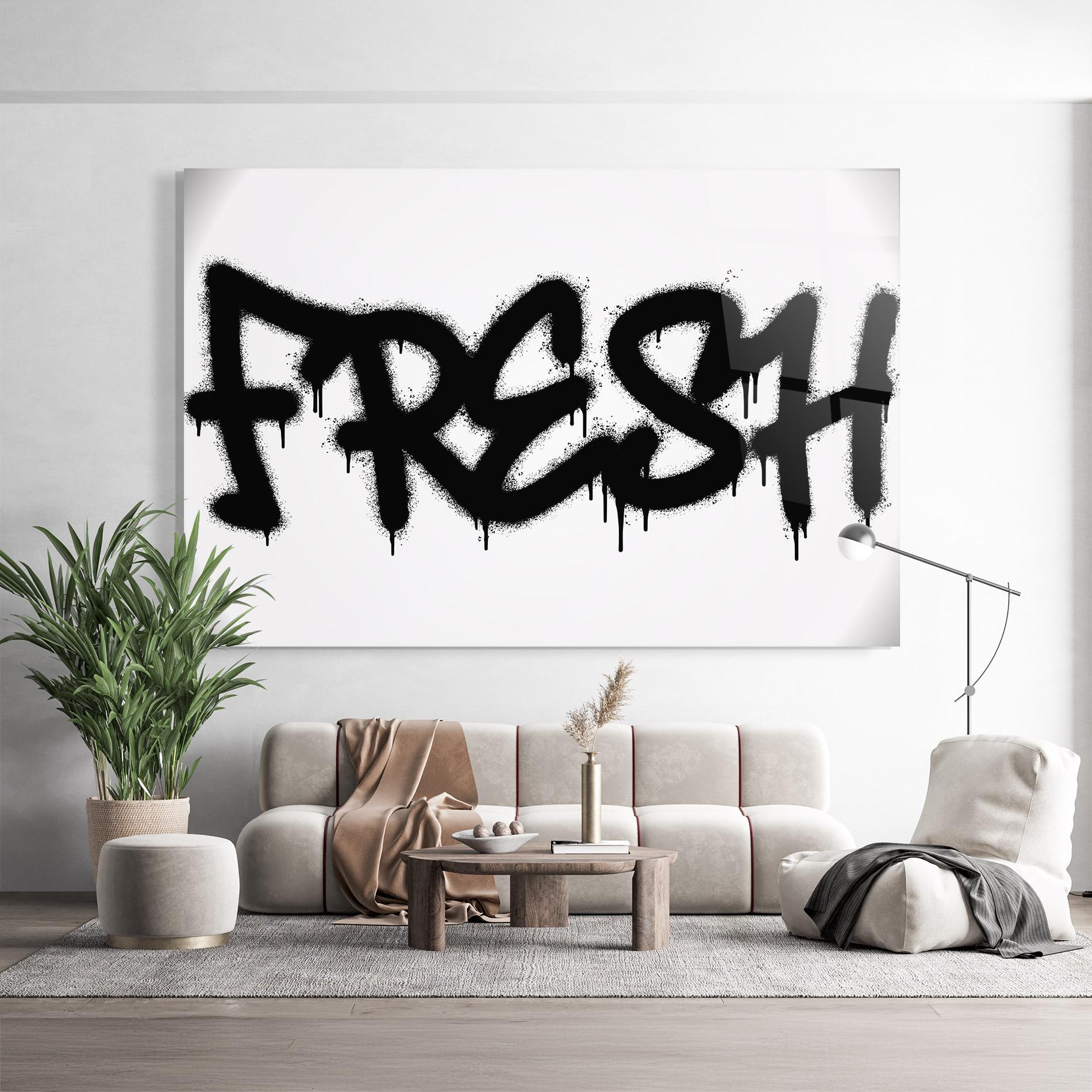 Tablou Sticla Fresh Spray mockup 9