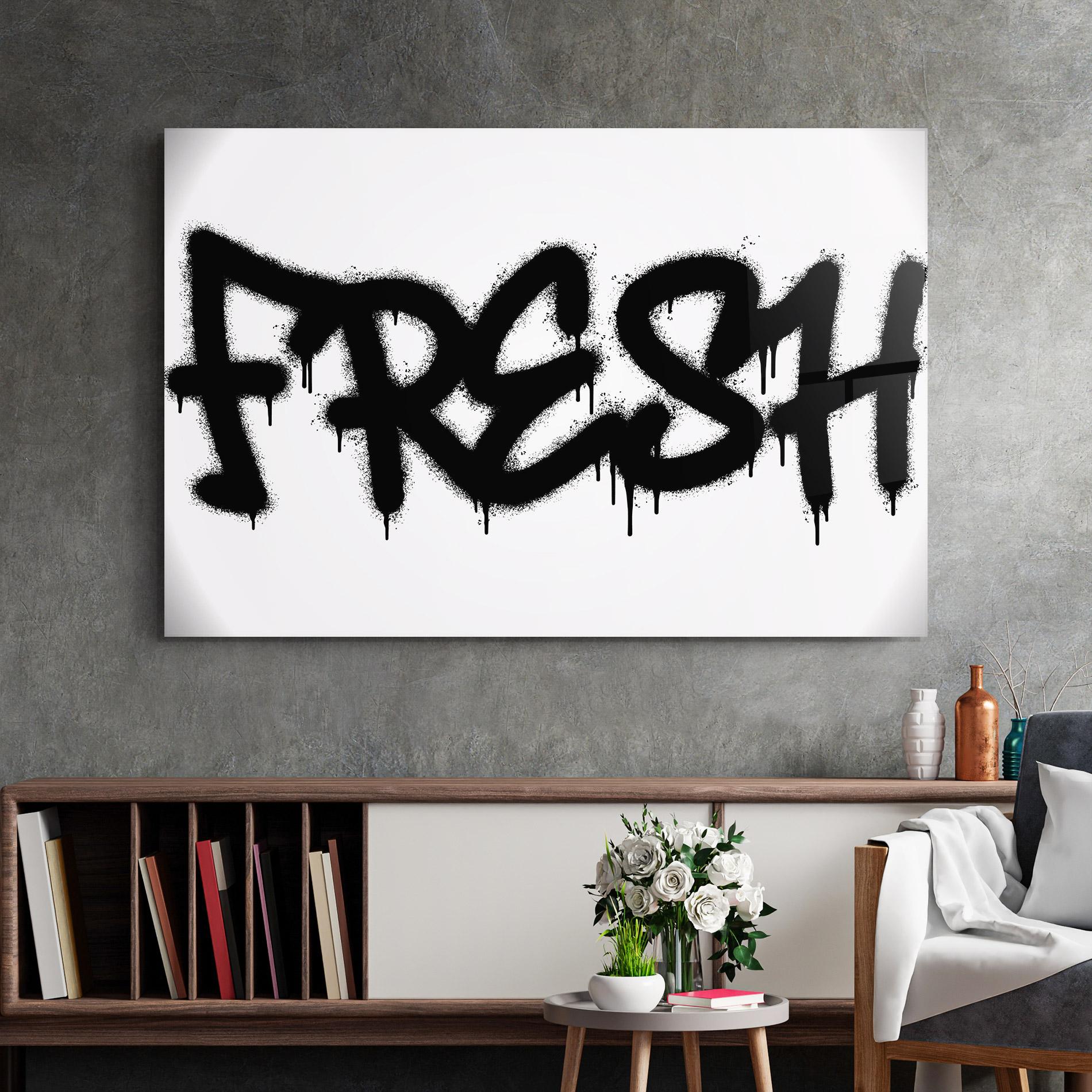 Tablou Sticla Fresh Spray mockup 2