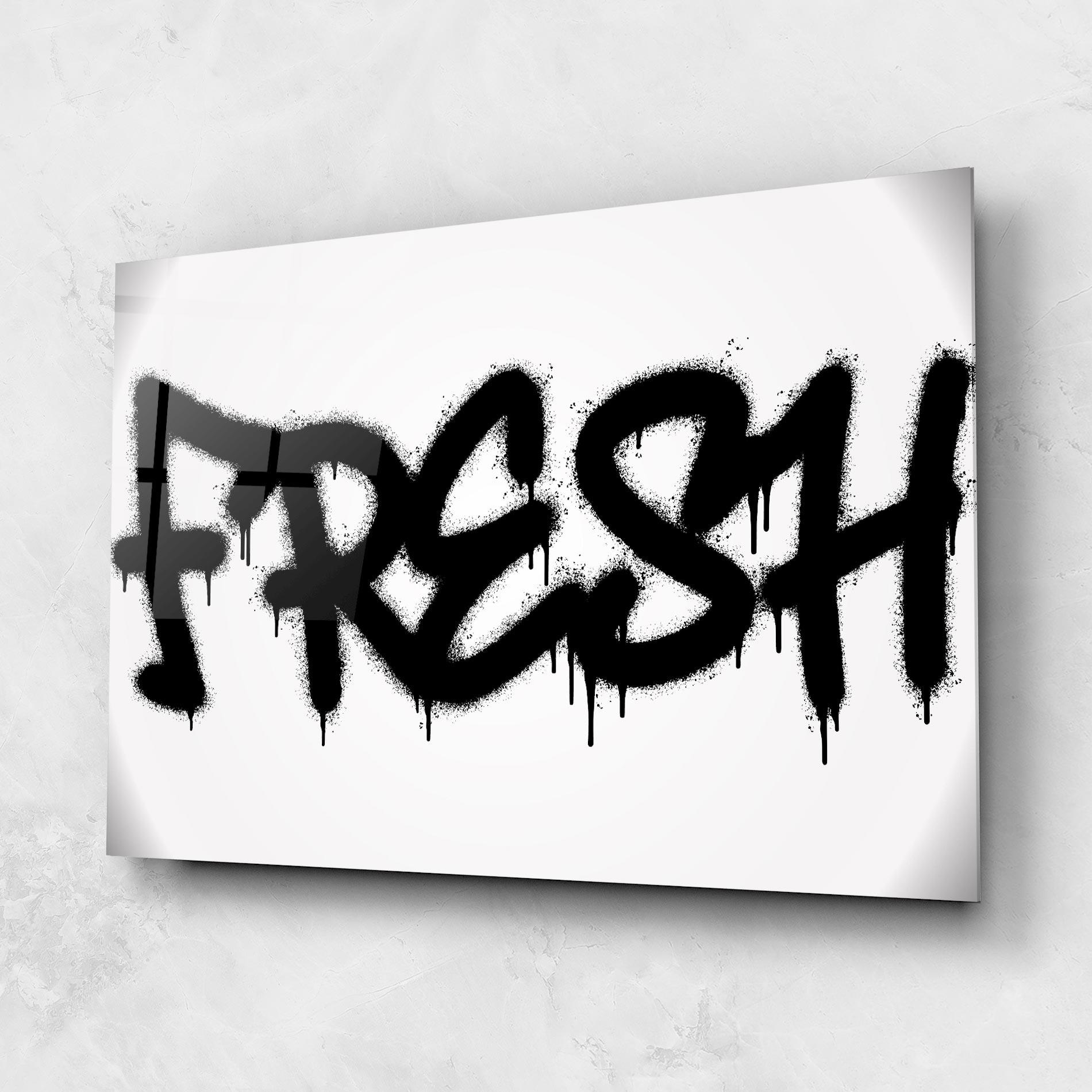 Tablou Sticla Fresh Spray mockup 1