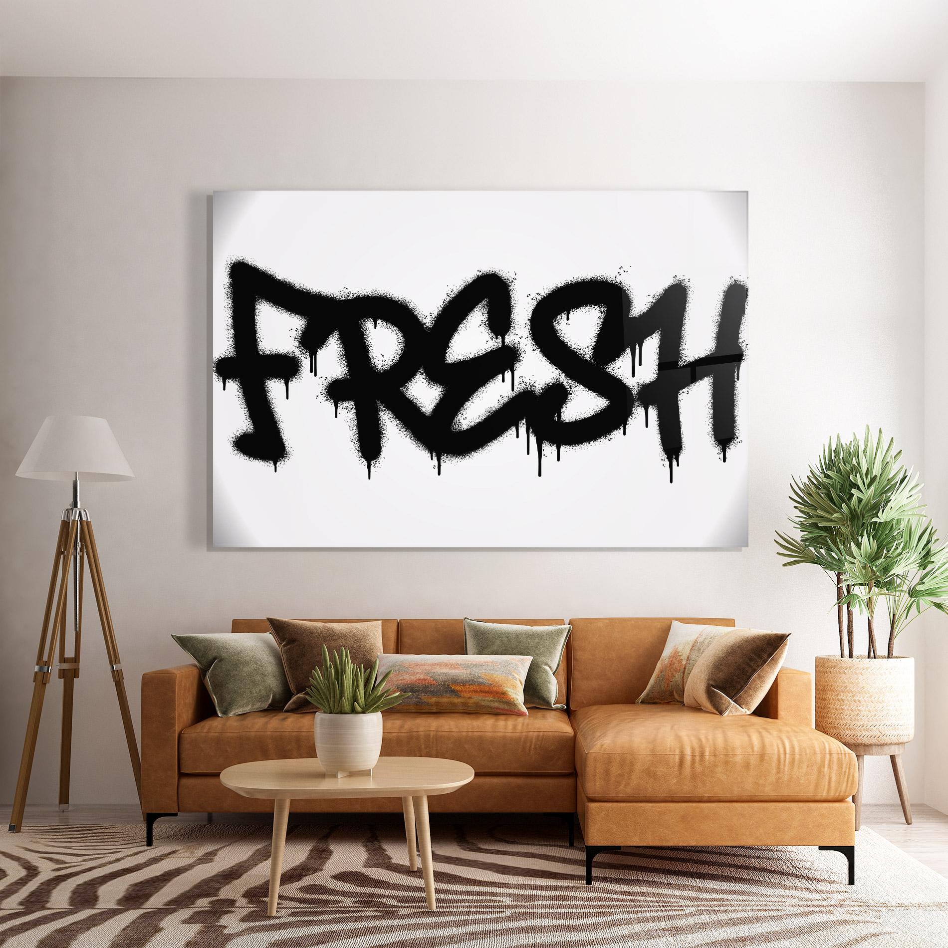 Tablou Sticla Fresh Spray mockup 7