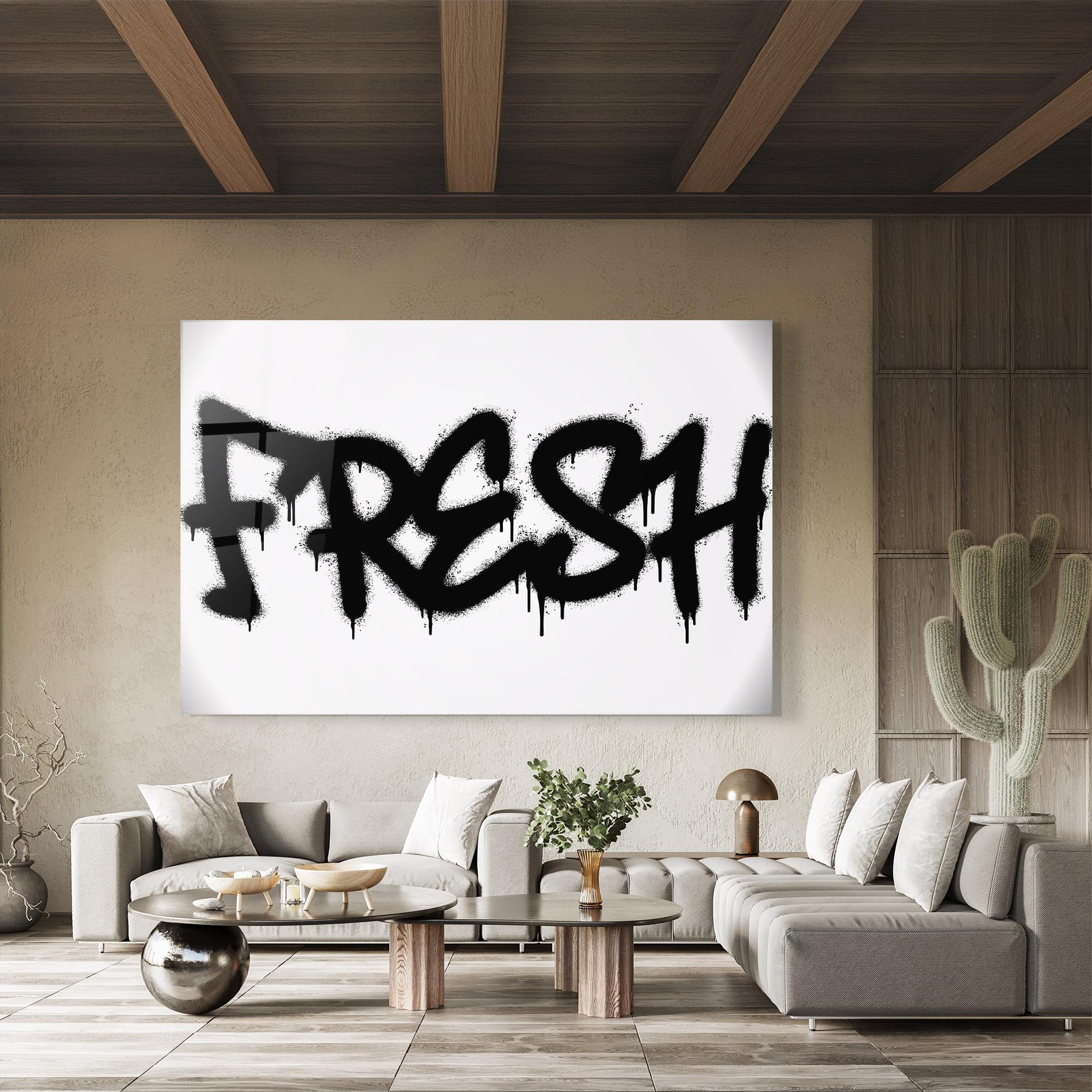 Tablou Sticla Fresh Spray mockup 8