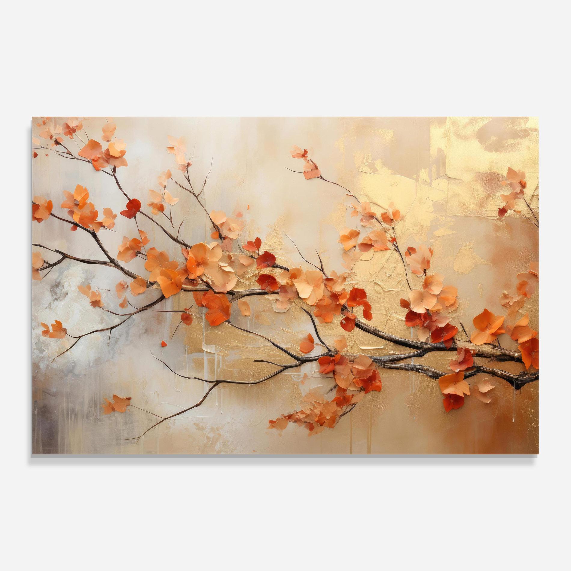 Tablou Sticla Autumn Nature Art mockup 0