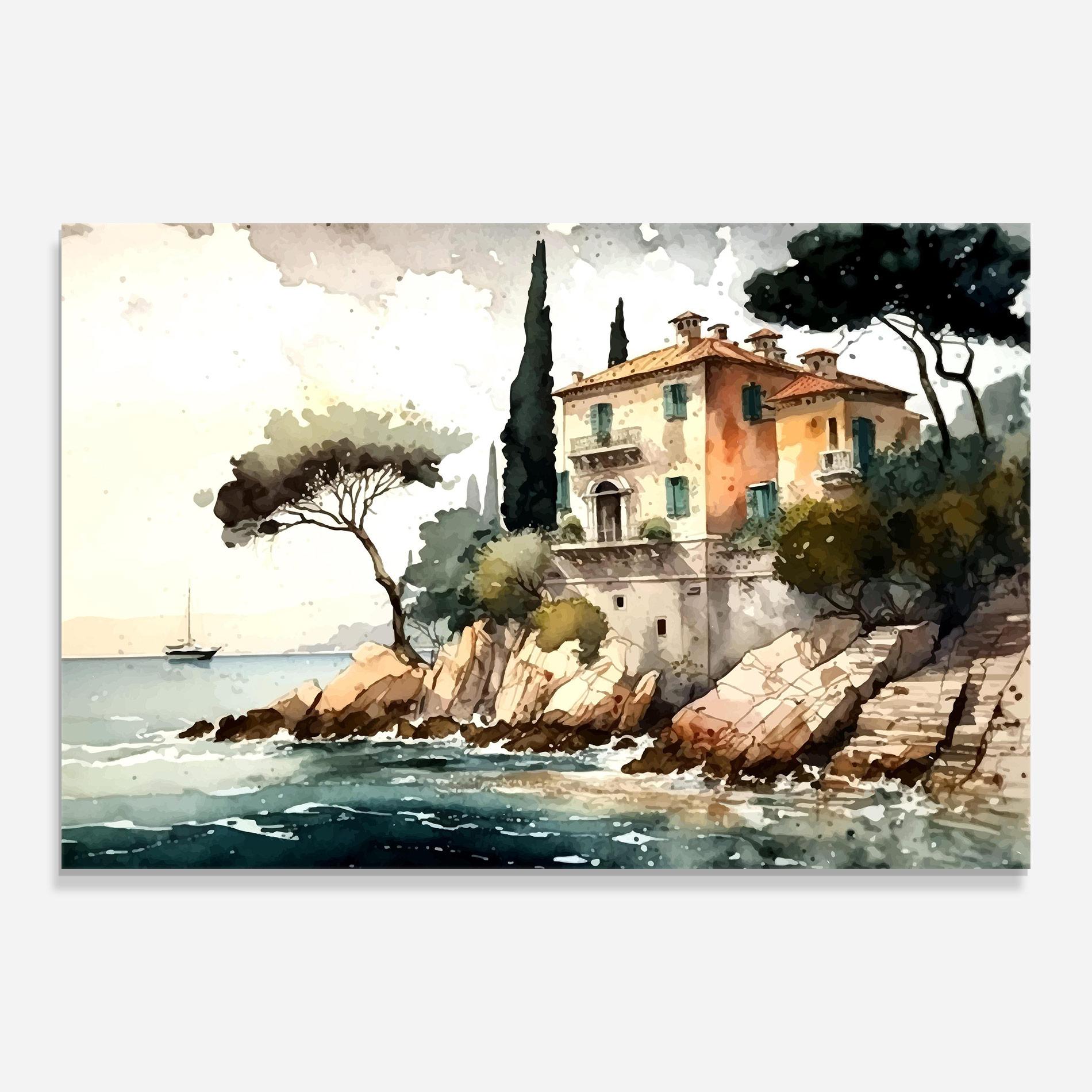 Tablou Sticla Stunning Painting mockup 0