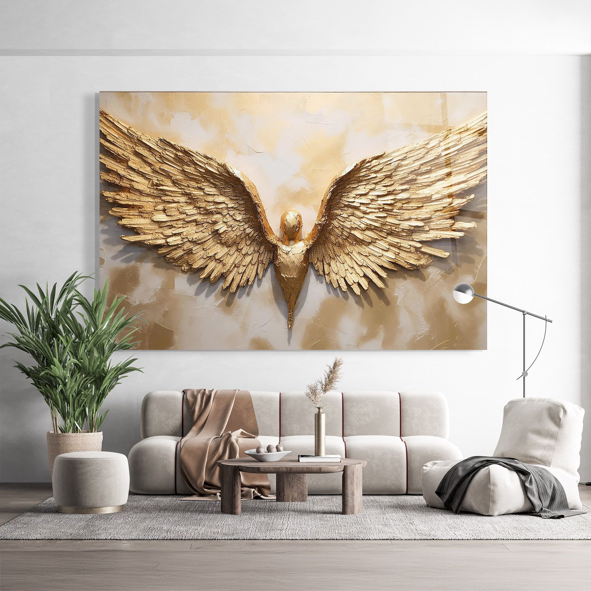 Beautiful Gold Wings mockup 9