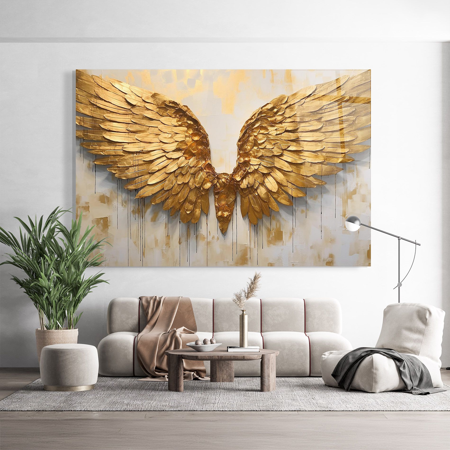 Golden Wings Art mockup 9