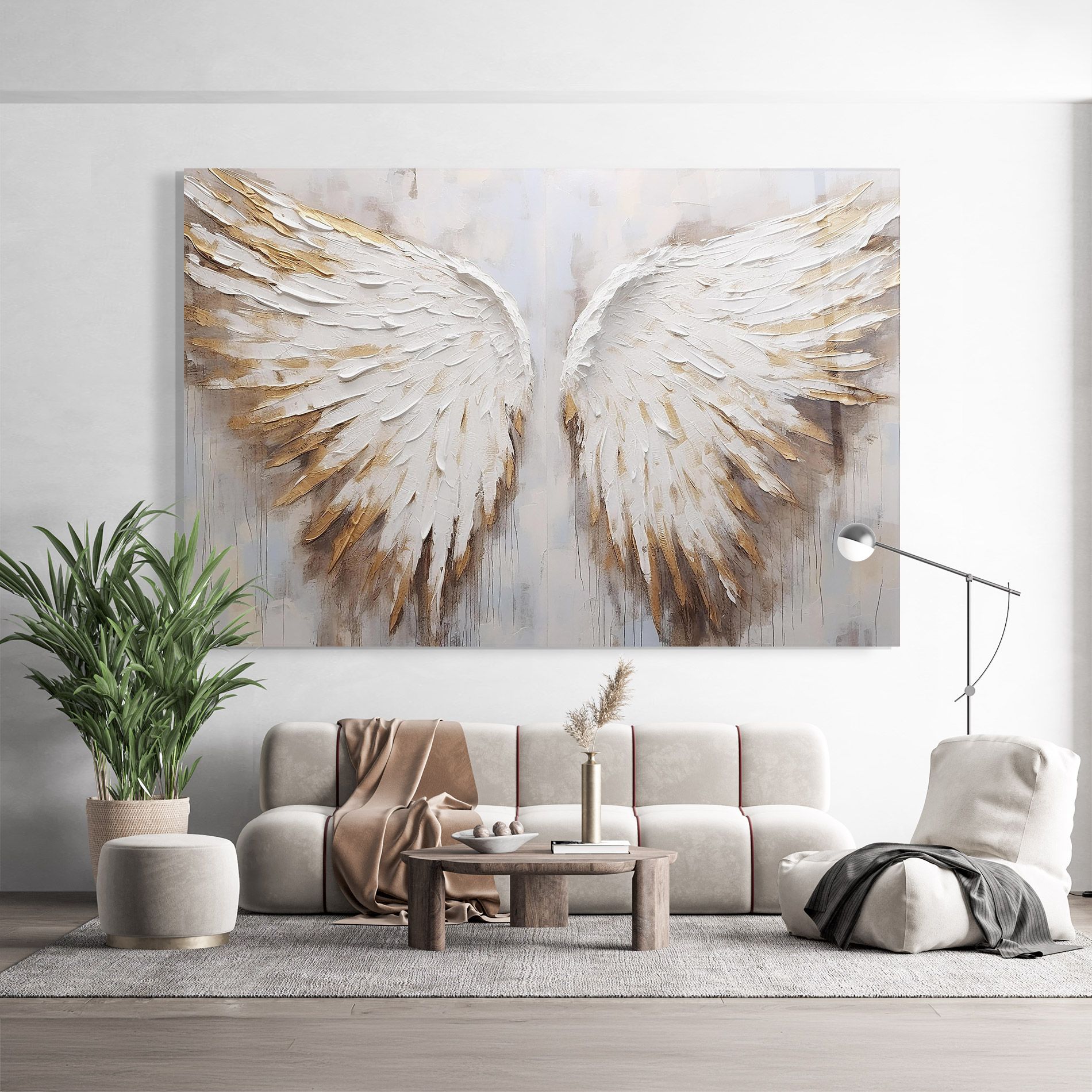 White Angel Wings mockup 9