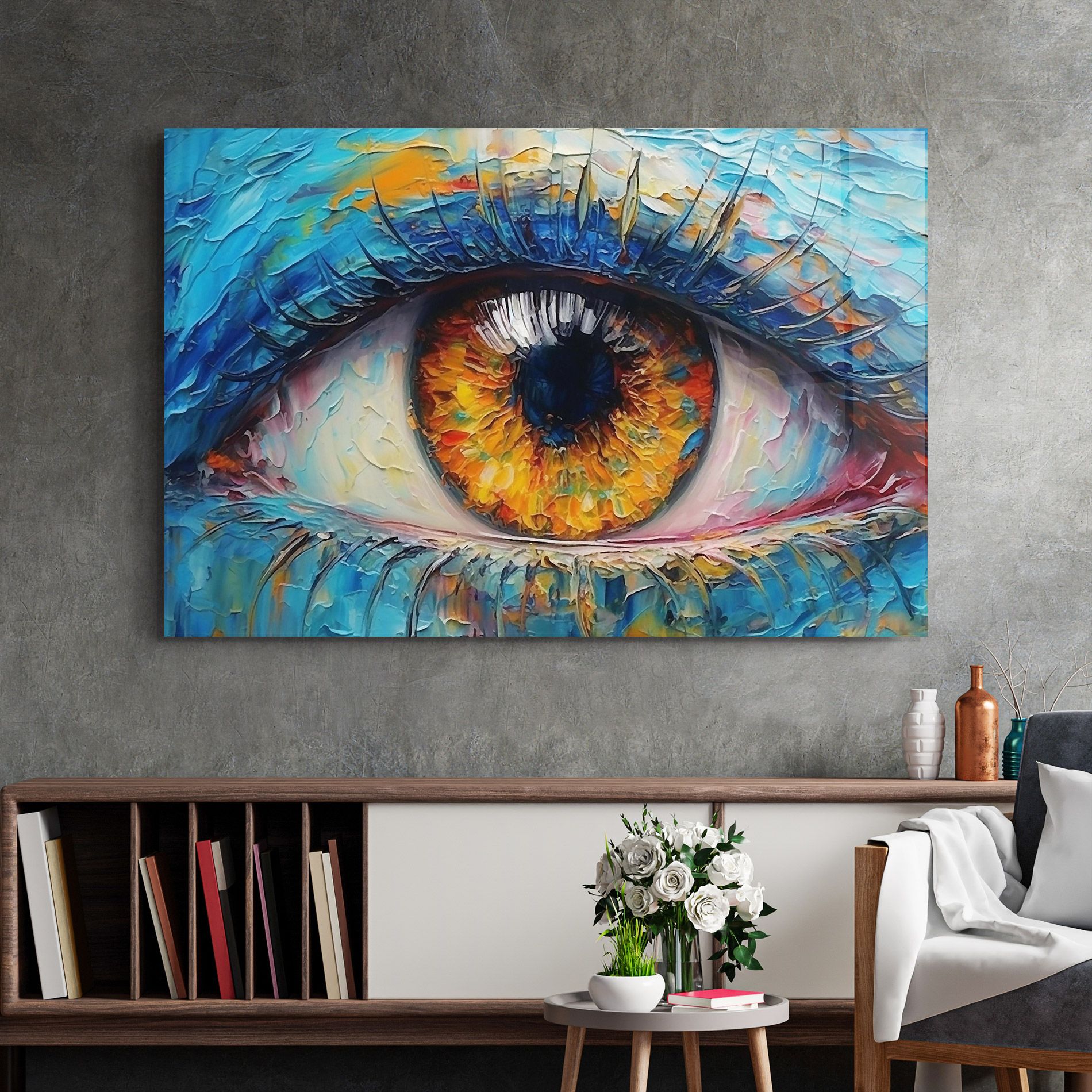 Brown Eyes Art mockup 2
