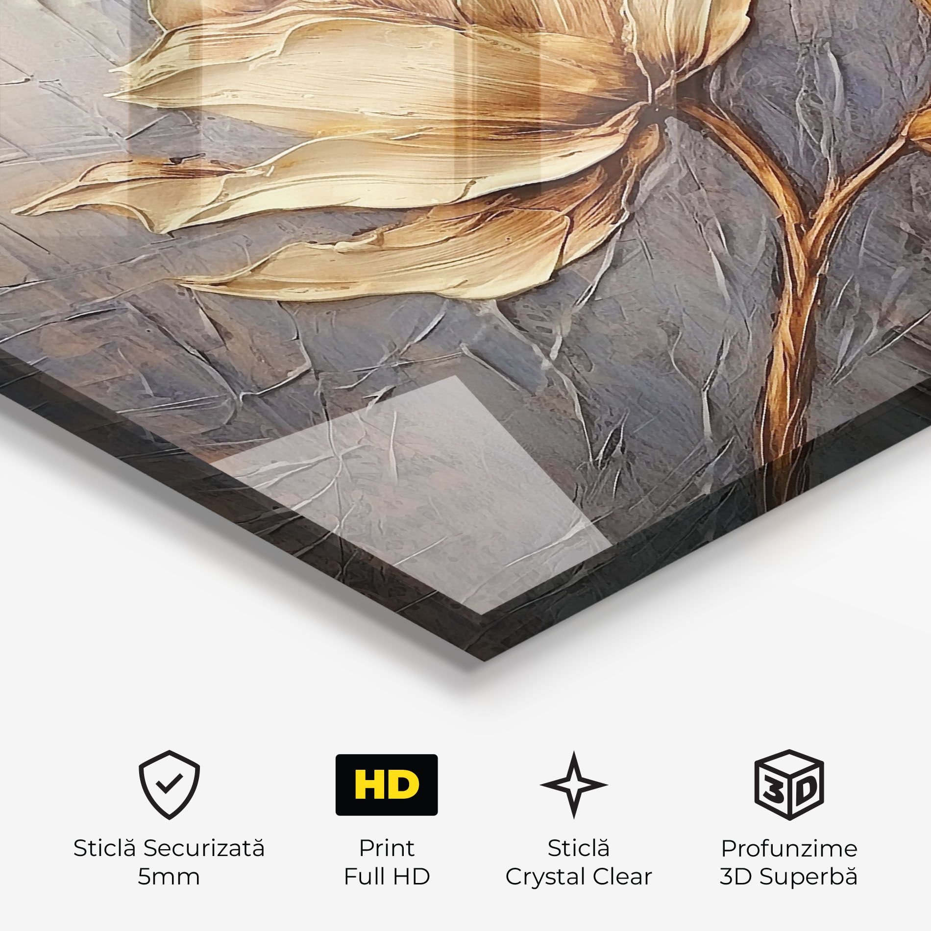 Cream Rose On Blue mockup 3