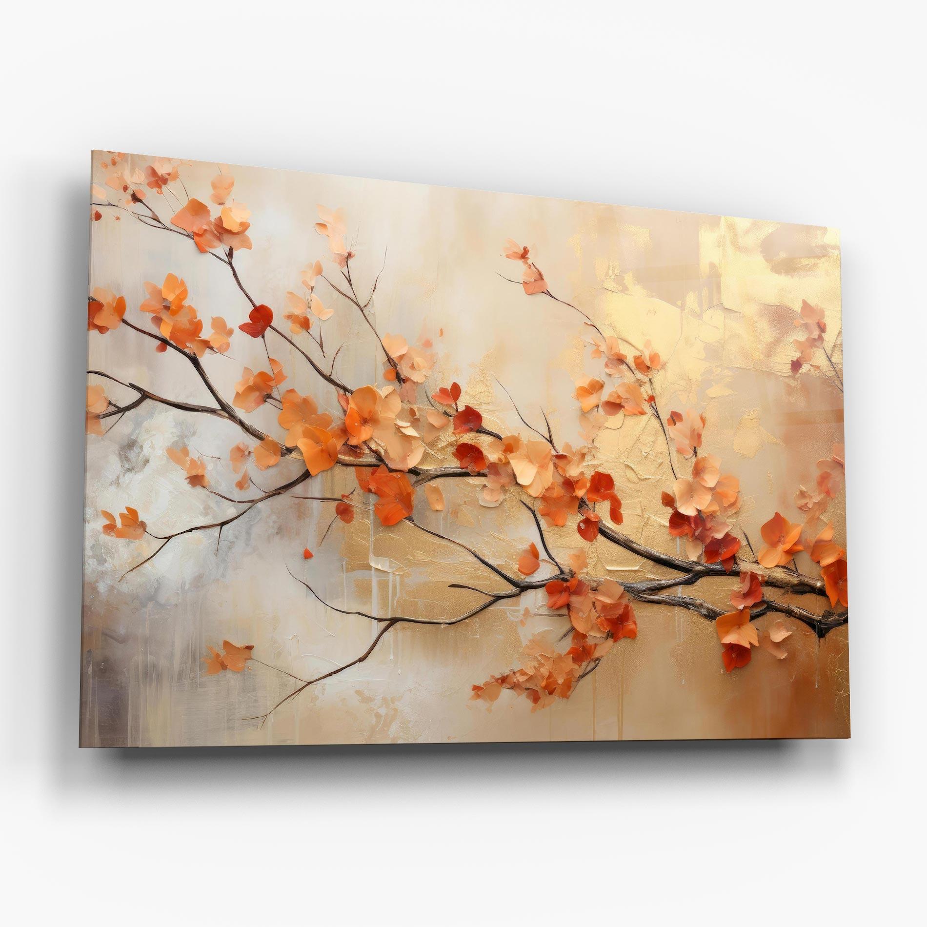 Tablou Sticla Autumn Nature Art mockup 6