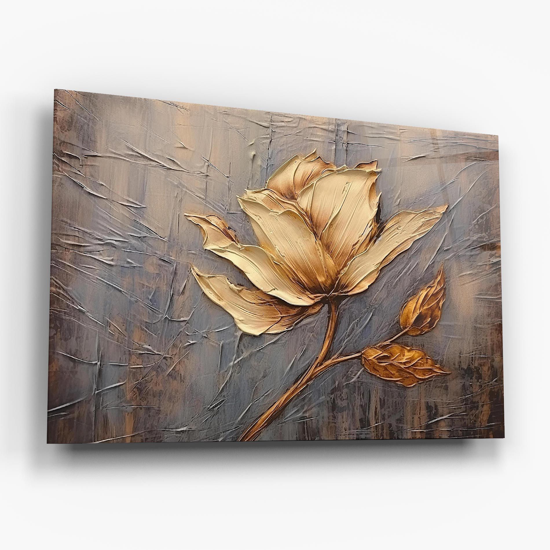 Cream Rose On Blue mockup 6