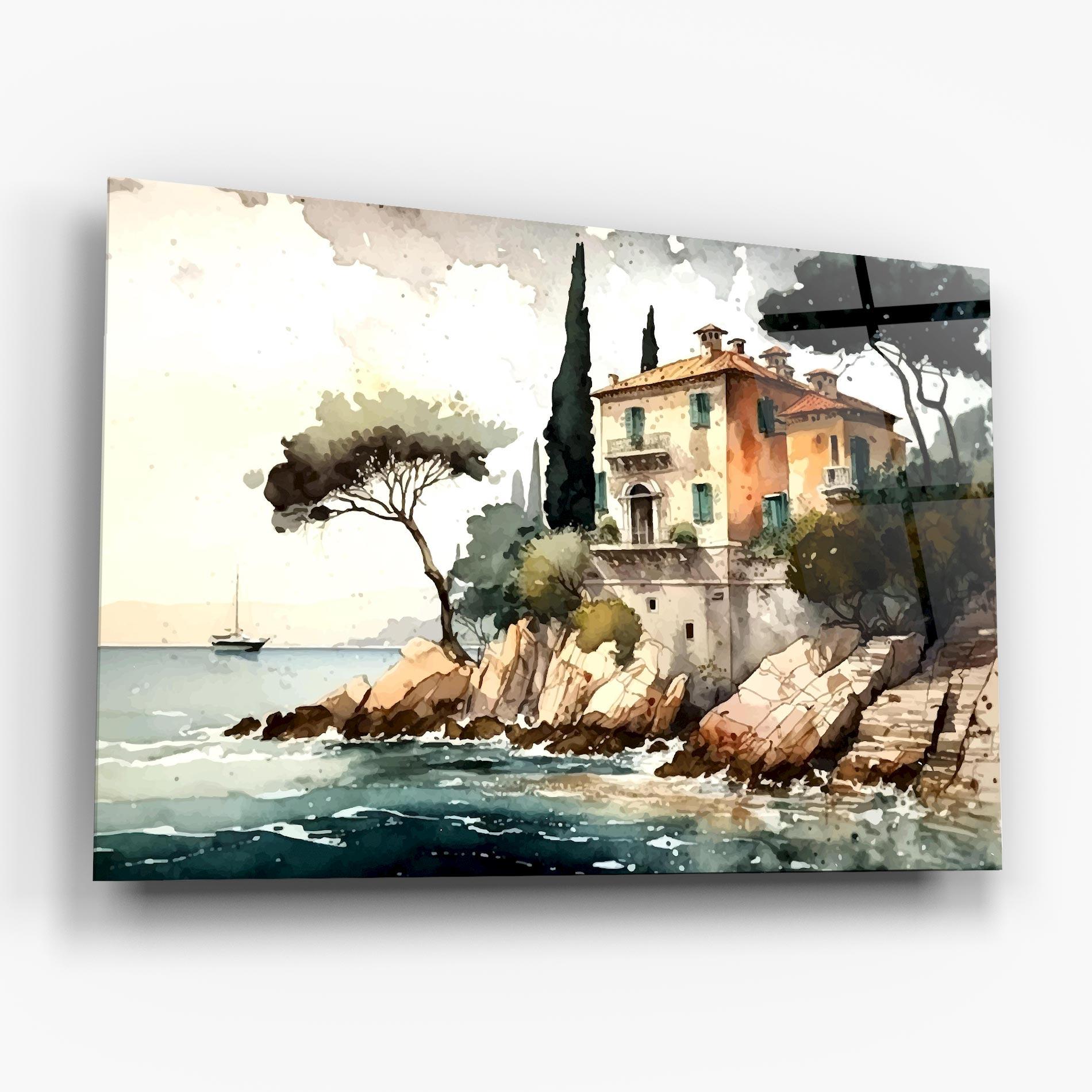 Tablou Sticla Stunning Painting mockup 6
