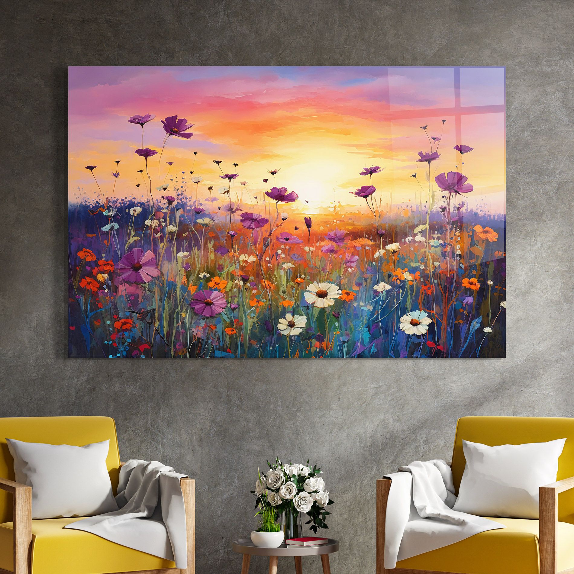 Dreamy Field Flowers mockup 4