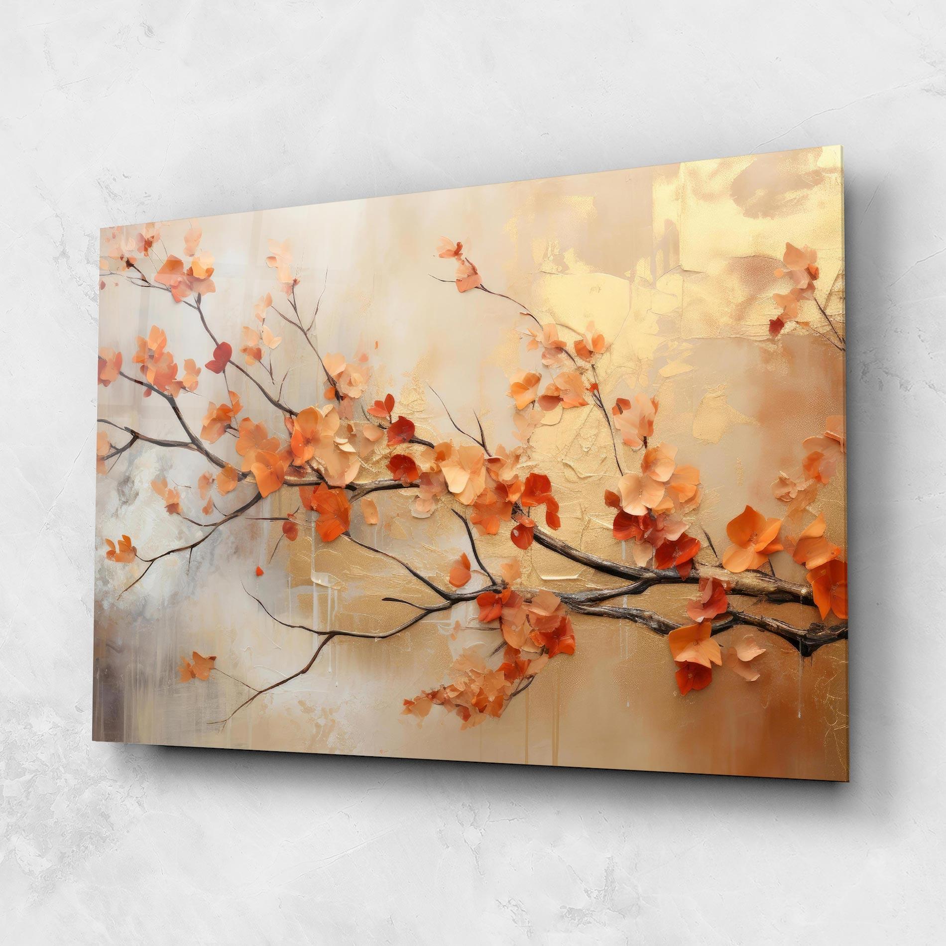 Tablou Sticla Autumn Nature Art mockup 1
