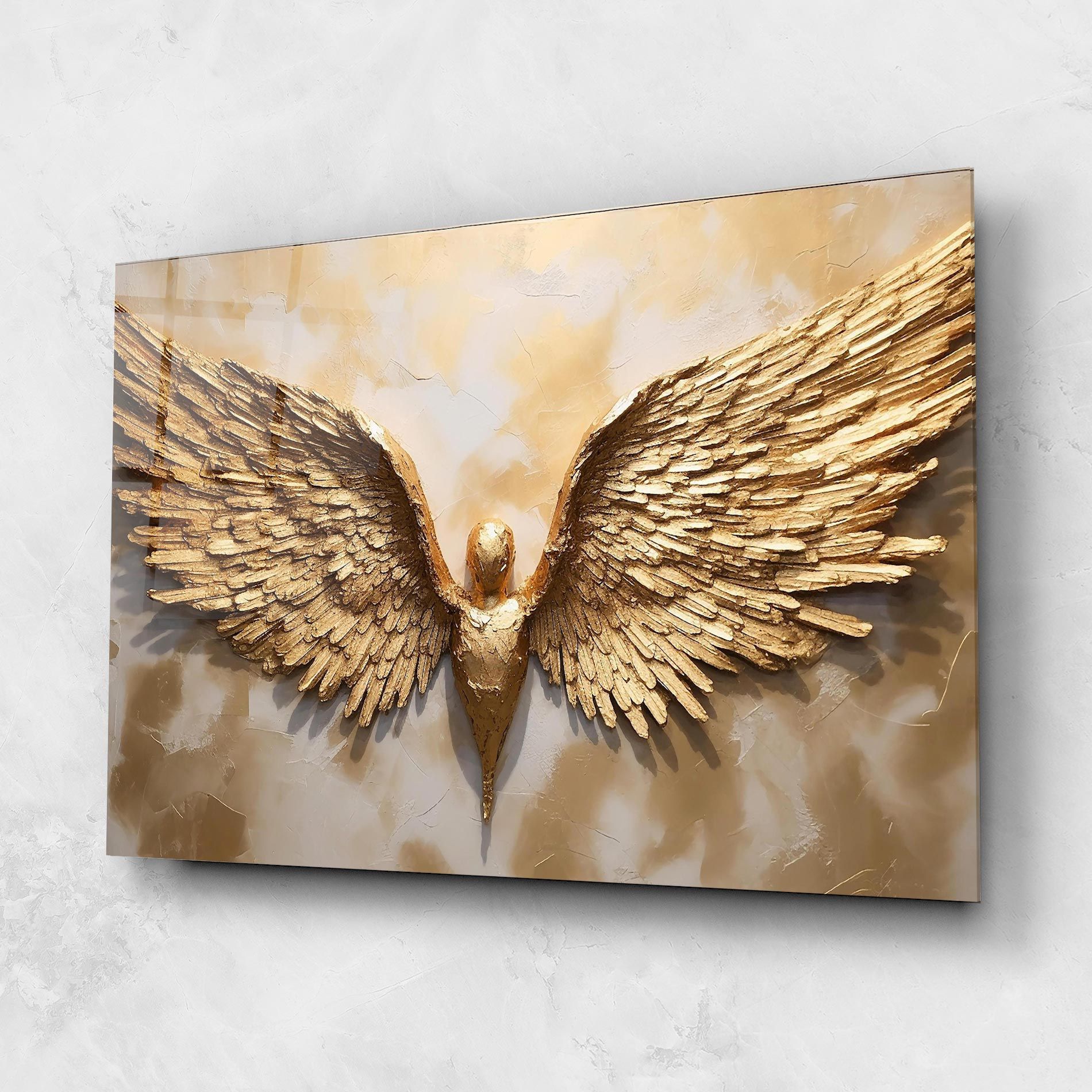 Beautiful Gold Wings mockup 1