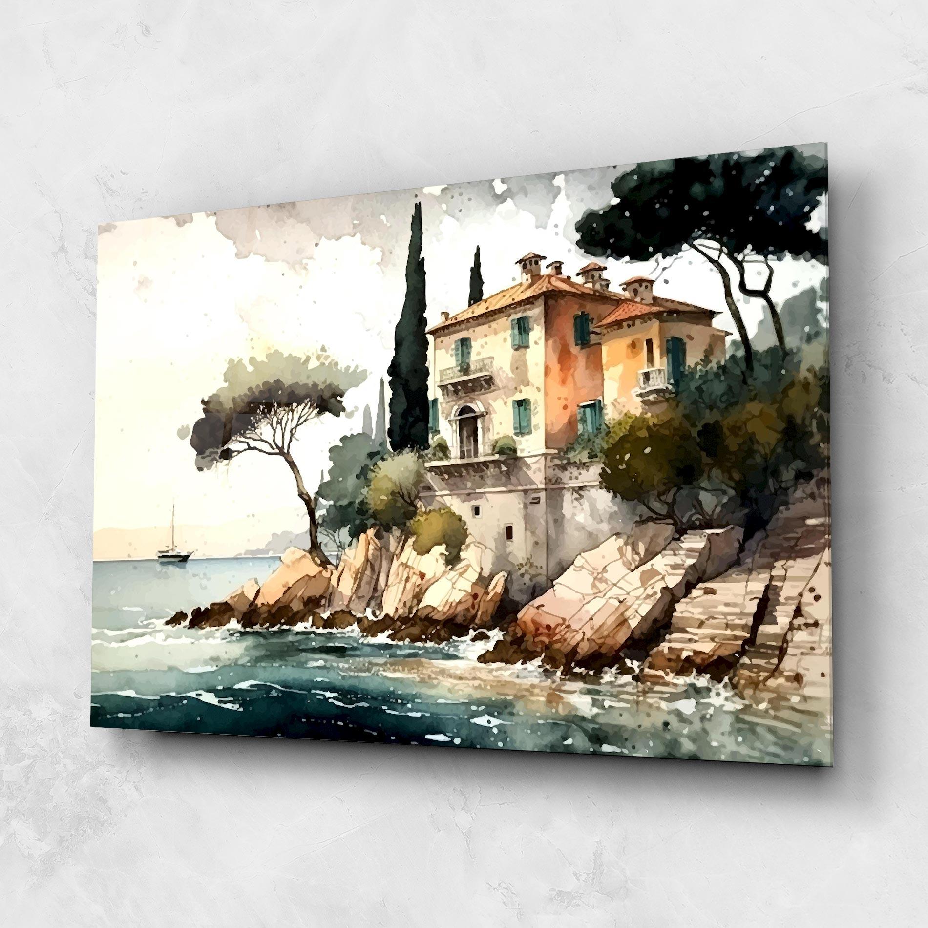 Tablou Sticla Stunning Painting mockup 1