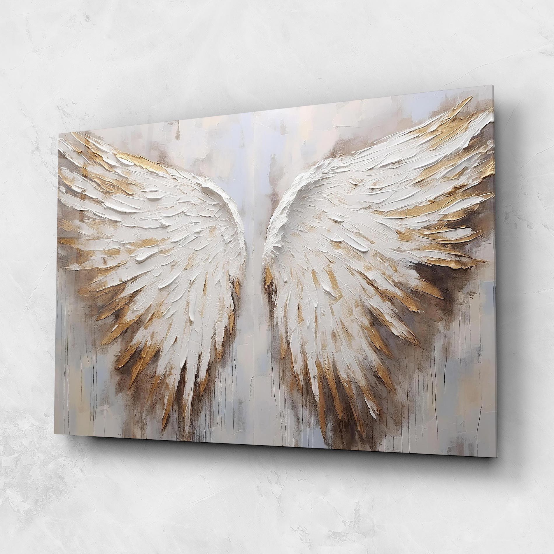 White Angel Wings mockup 1