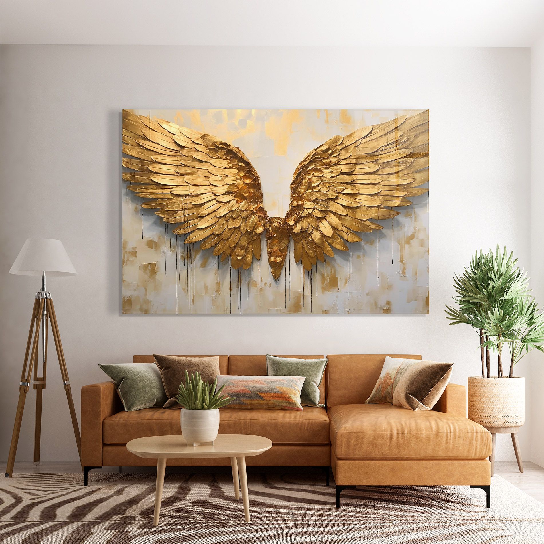 Golden Wings Art mockup 7