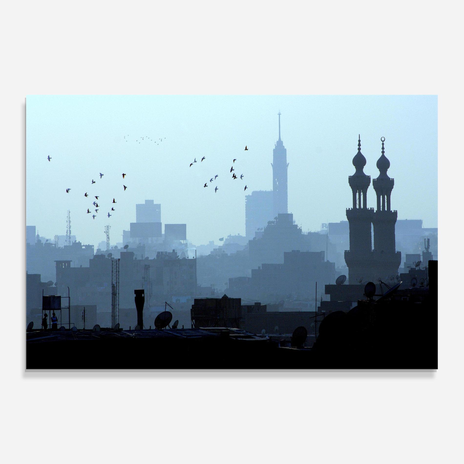 Tablou Sticla Cairo Skyline mockup 0