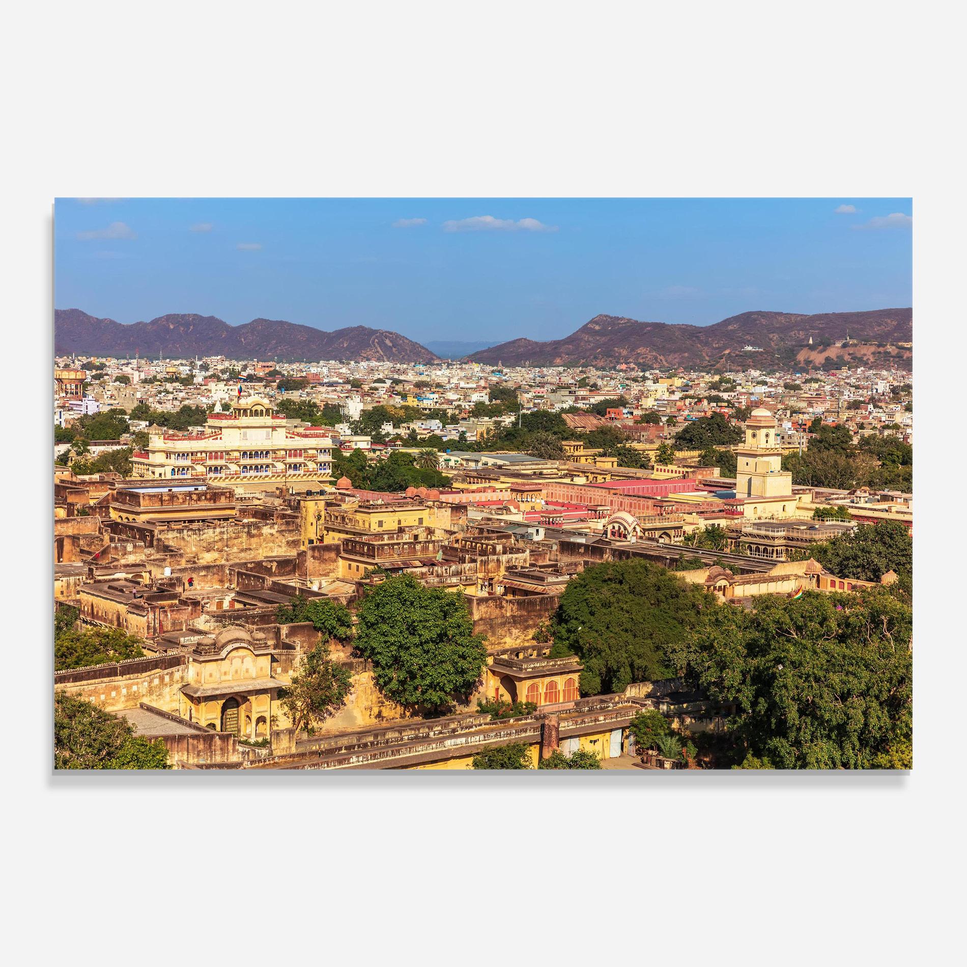 Tablou Sticla Pink City Jaipur mockup 0