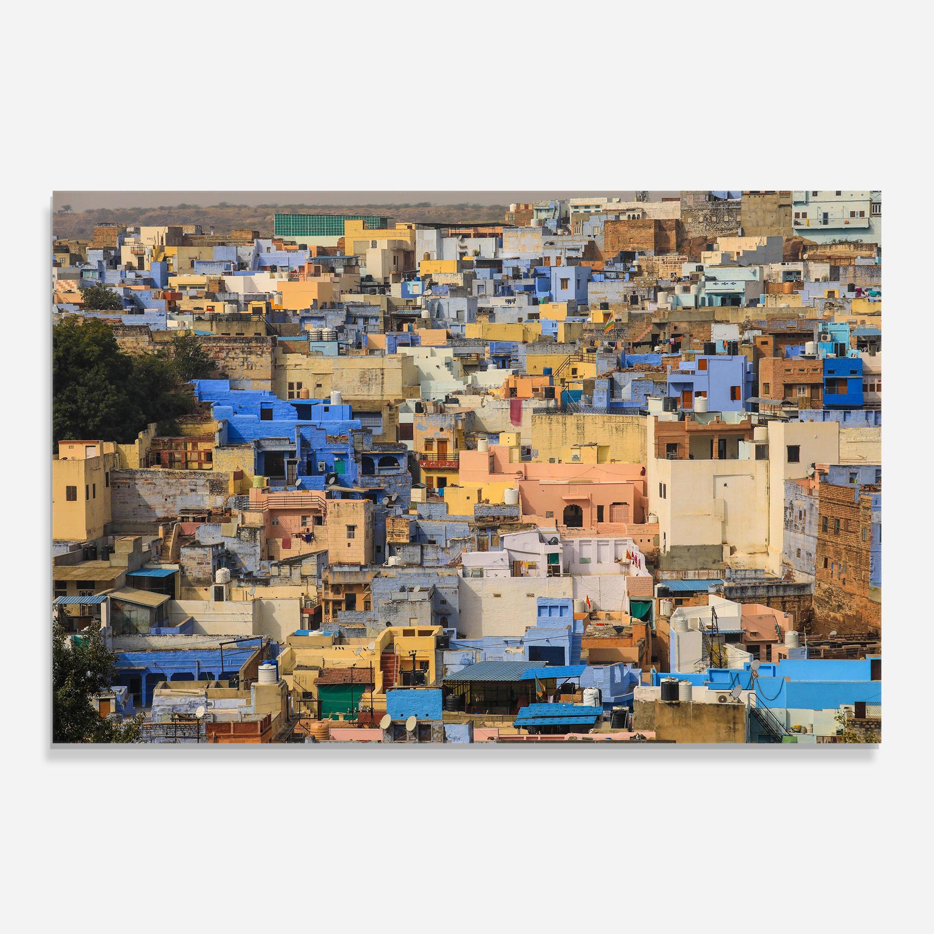 Tablou Sticla Rajasthan View India mockup 0