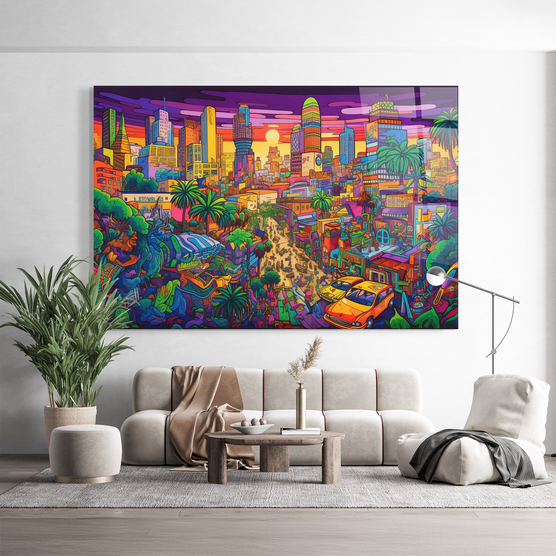 Colorful Mural City mockup 9