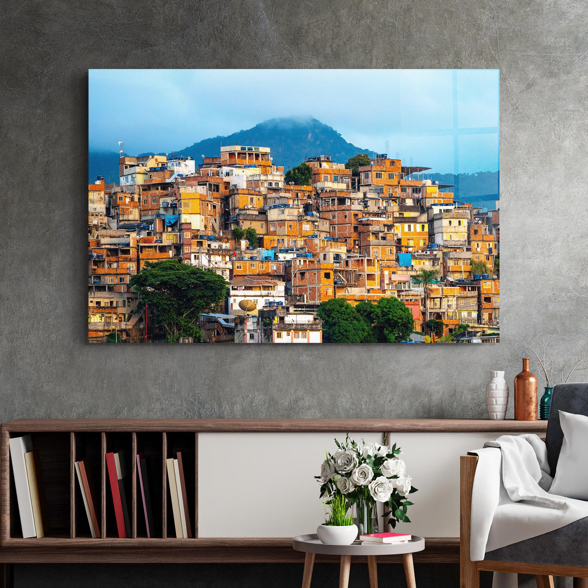 Tablou Sticla Sunset Brazil mockup 2