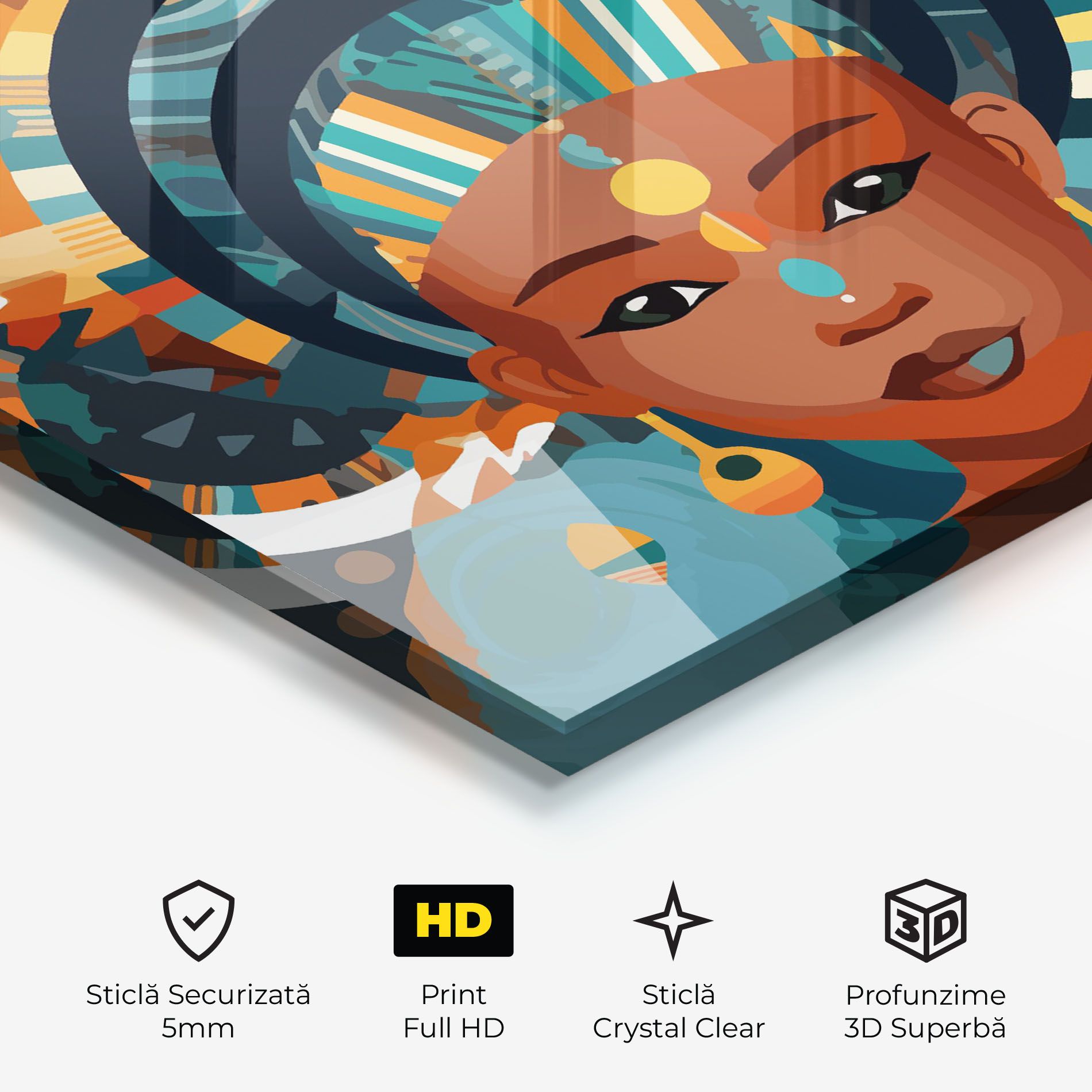 African Colorful Child mockup 3