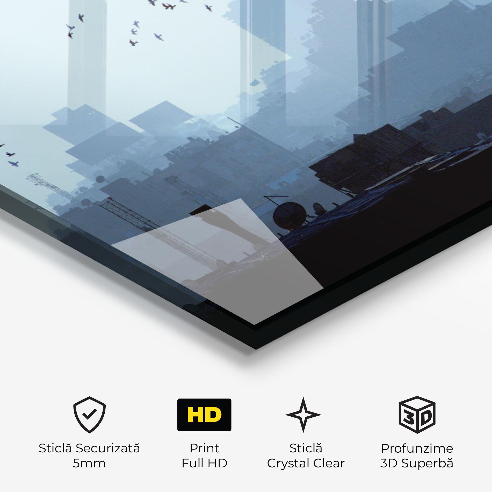 Tablou Sticla Cairo Skyline mockup 3