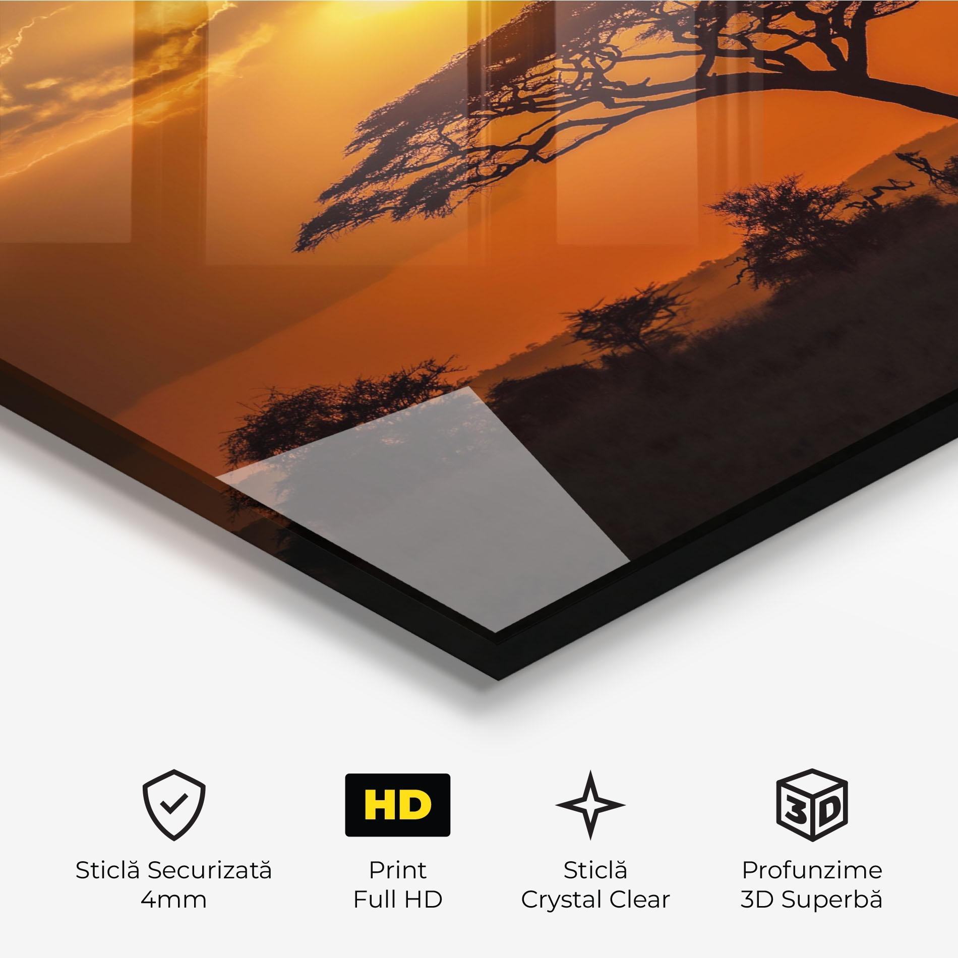 Tablou Sticla Mesmerizing View mockup 3