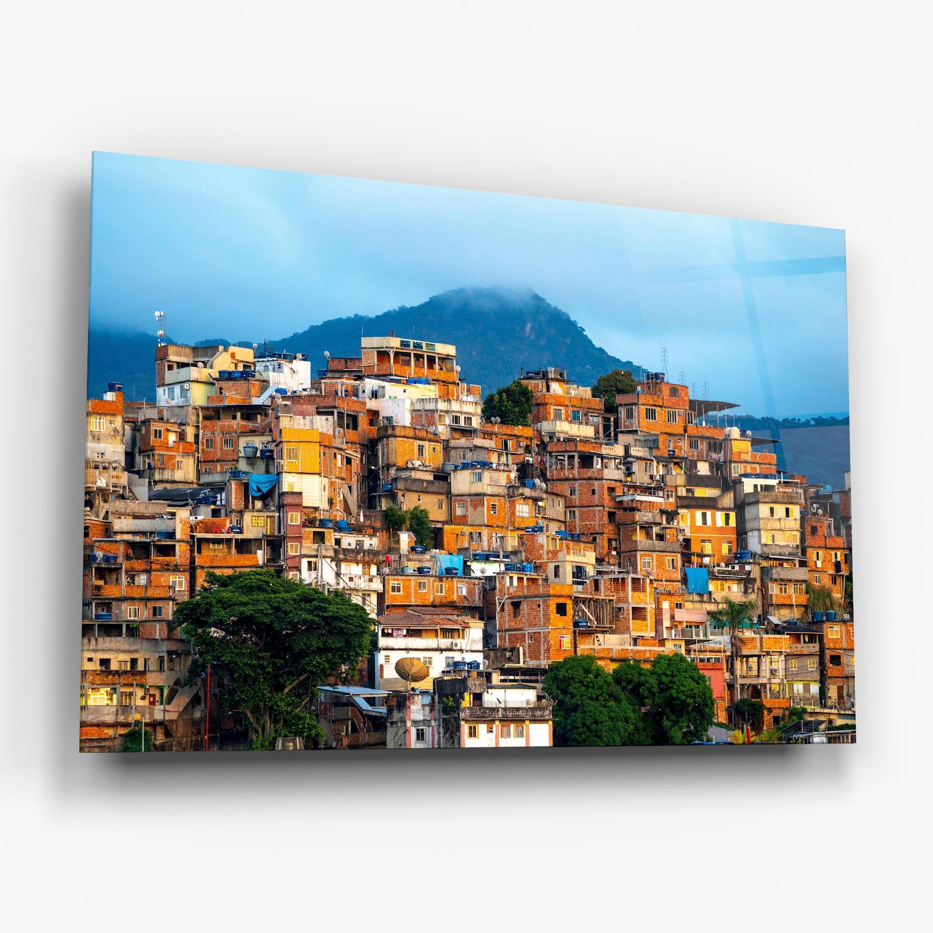 Tablou Sticla Sunset Brazil mockup 6