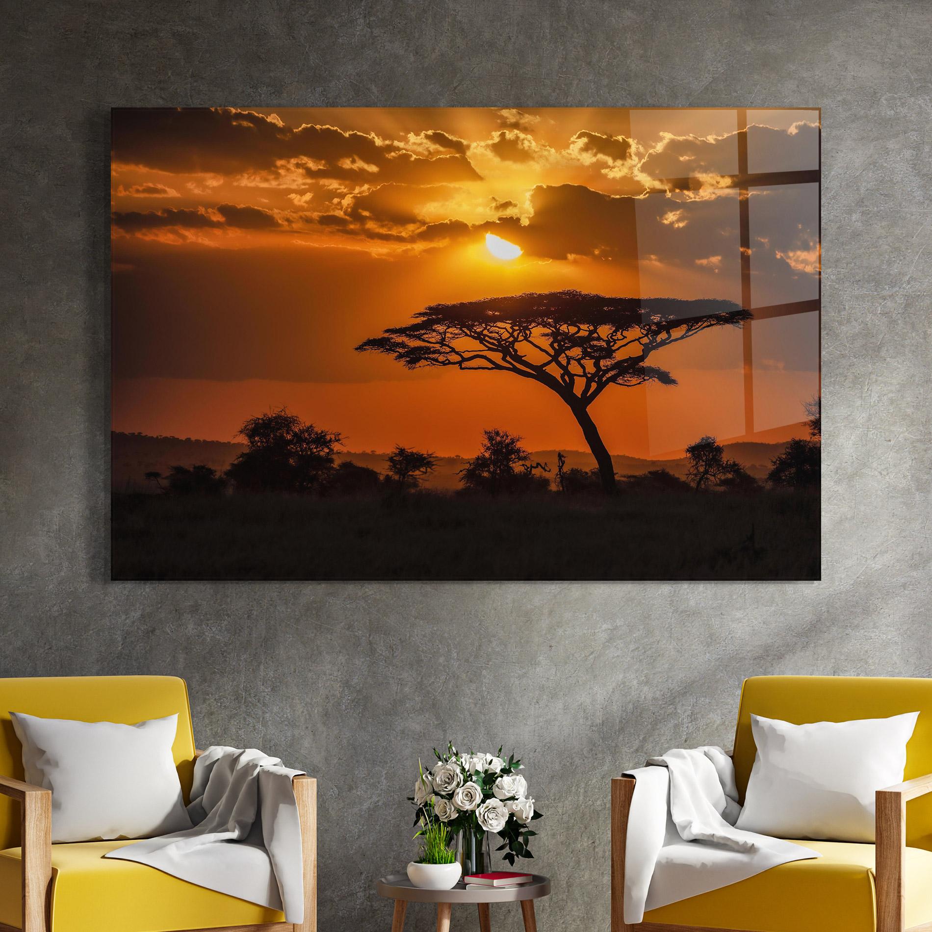 Tablou Sticla Mesmerizing View mockup 4