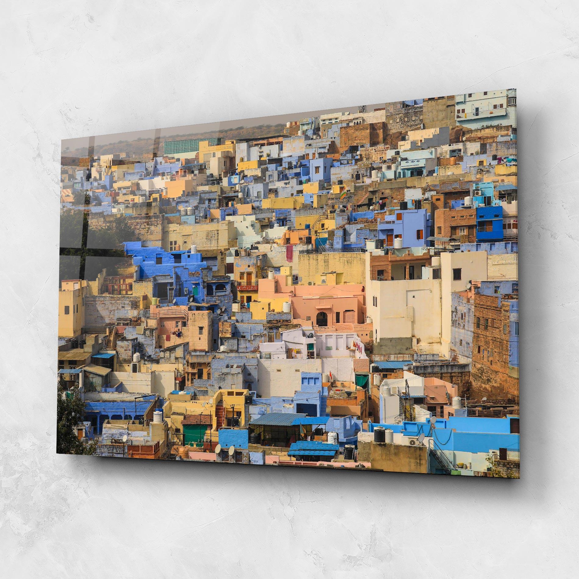 Tablou Sticla Rajasthan View India mockup 1