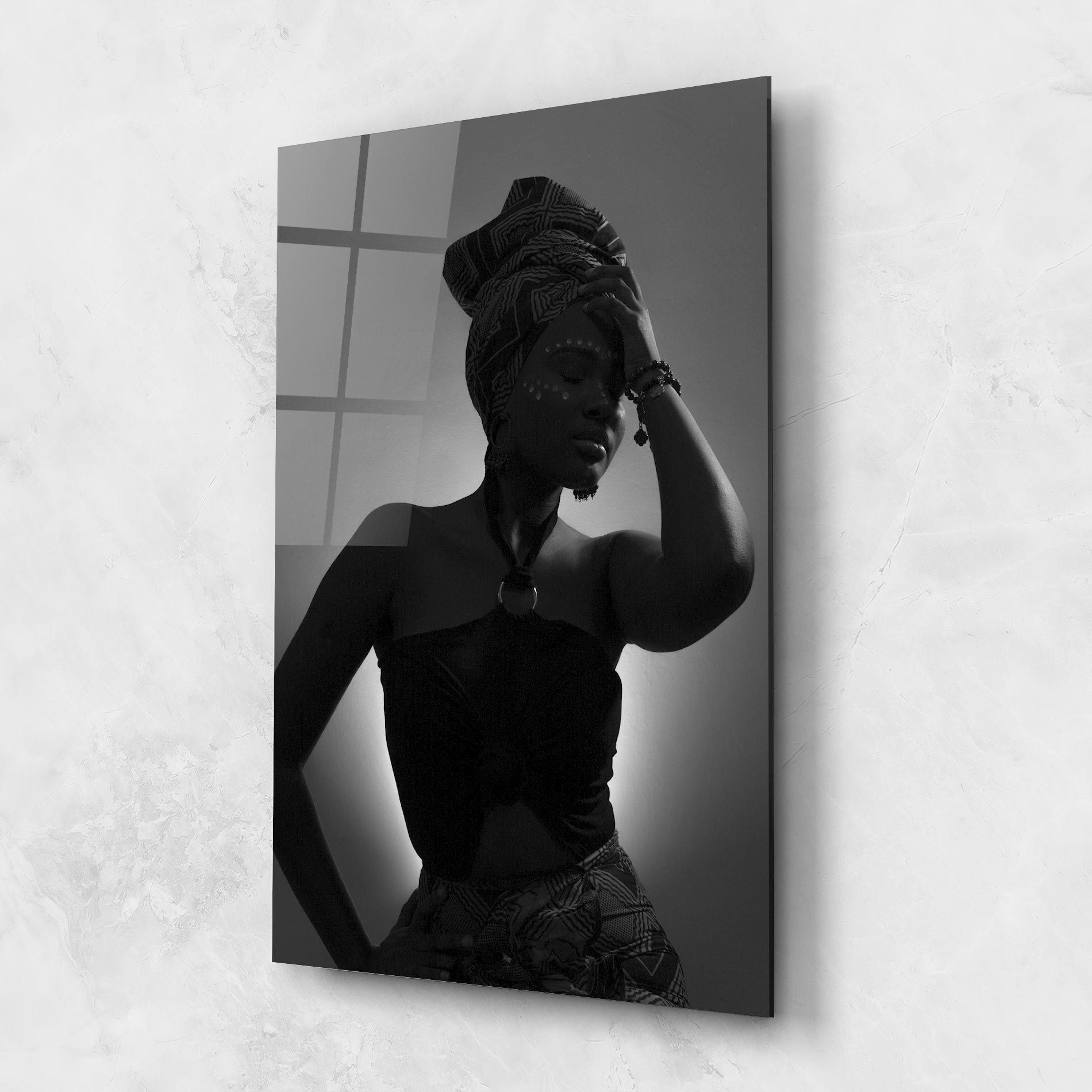African Woman Shadow mockup 1