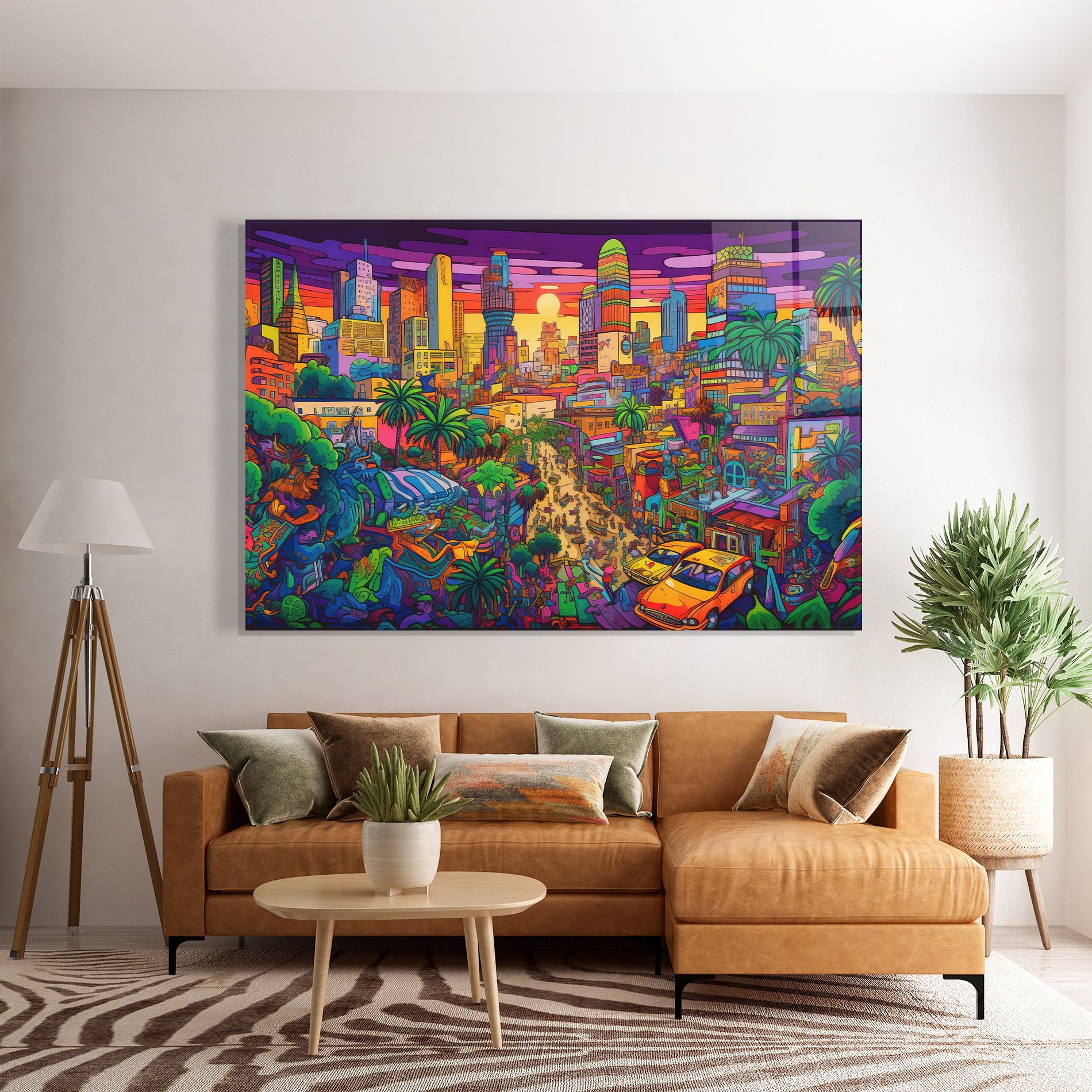 Colorful Mural City mockup 7