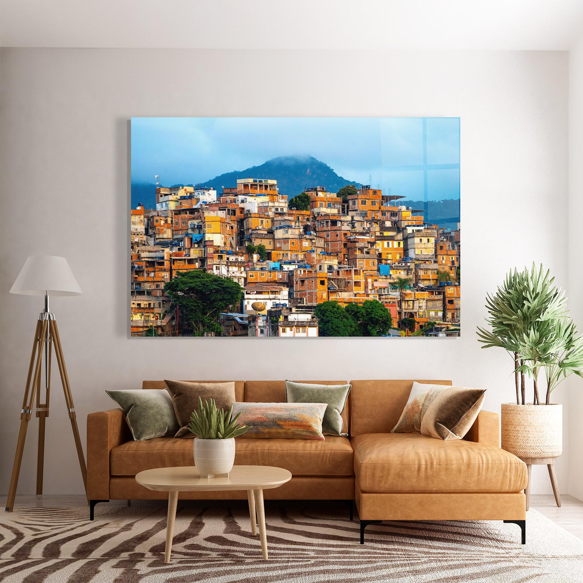 Tablou Sticla Sunset Brazil mockup 7