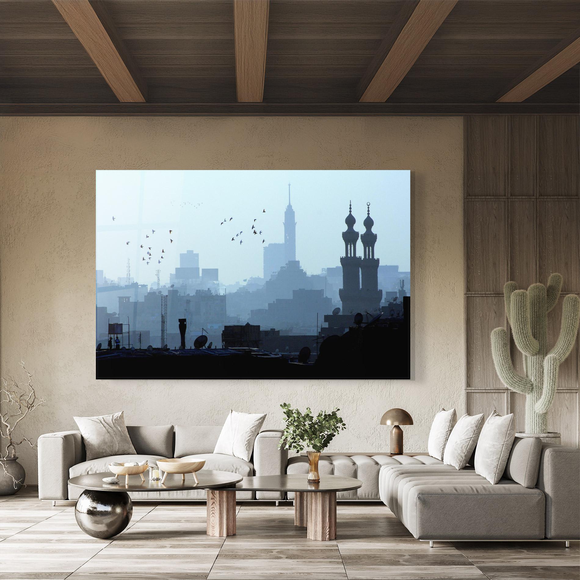 Tablou Sticla Cairo Skyline mockup 8