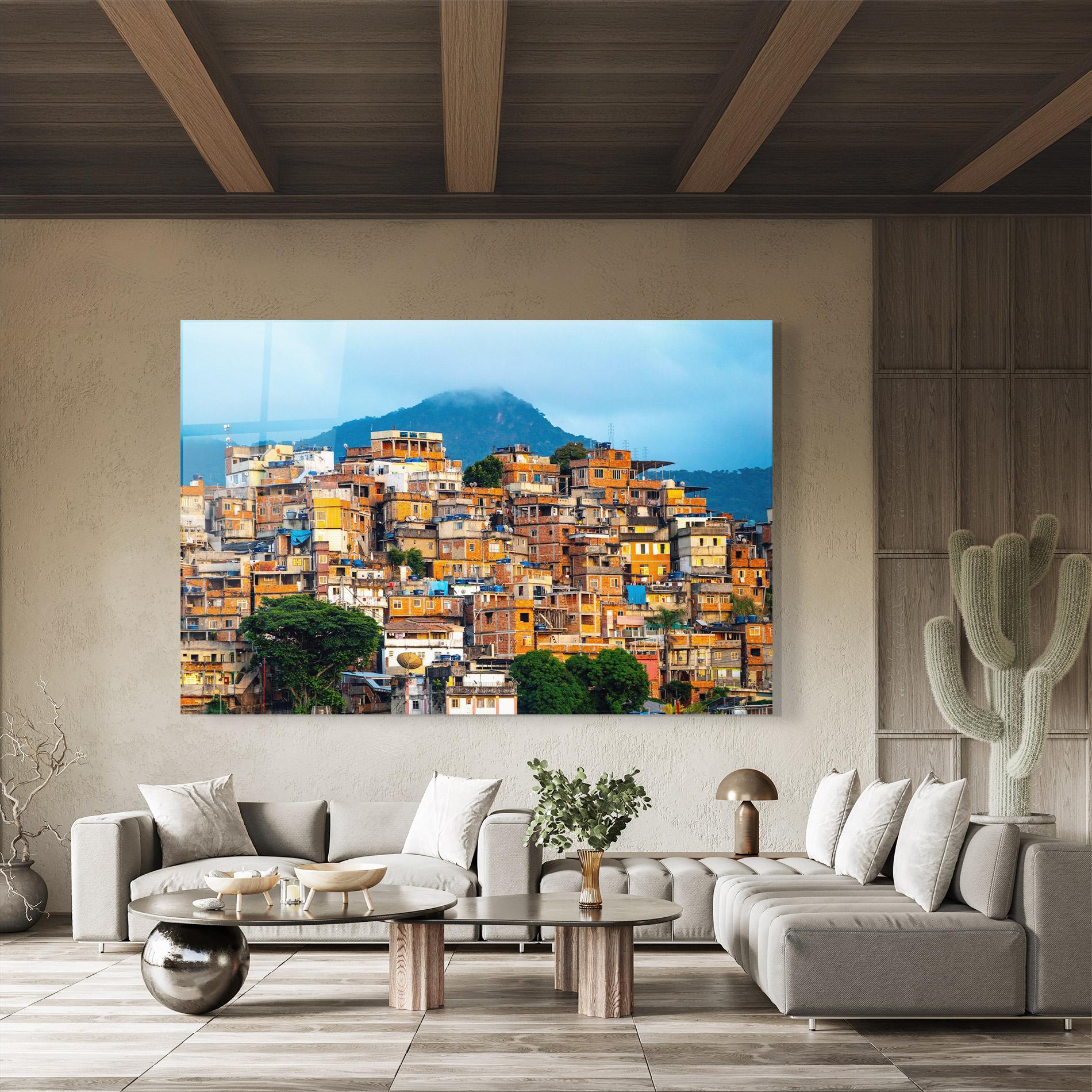 Tablou Sticla Sunset Brazil mockup 8