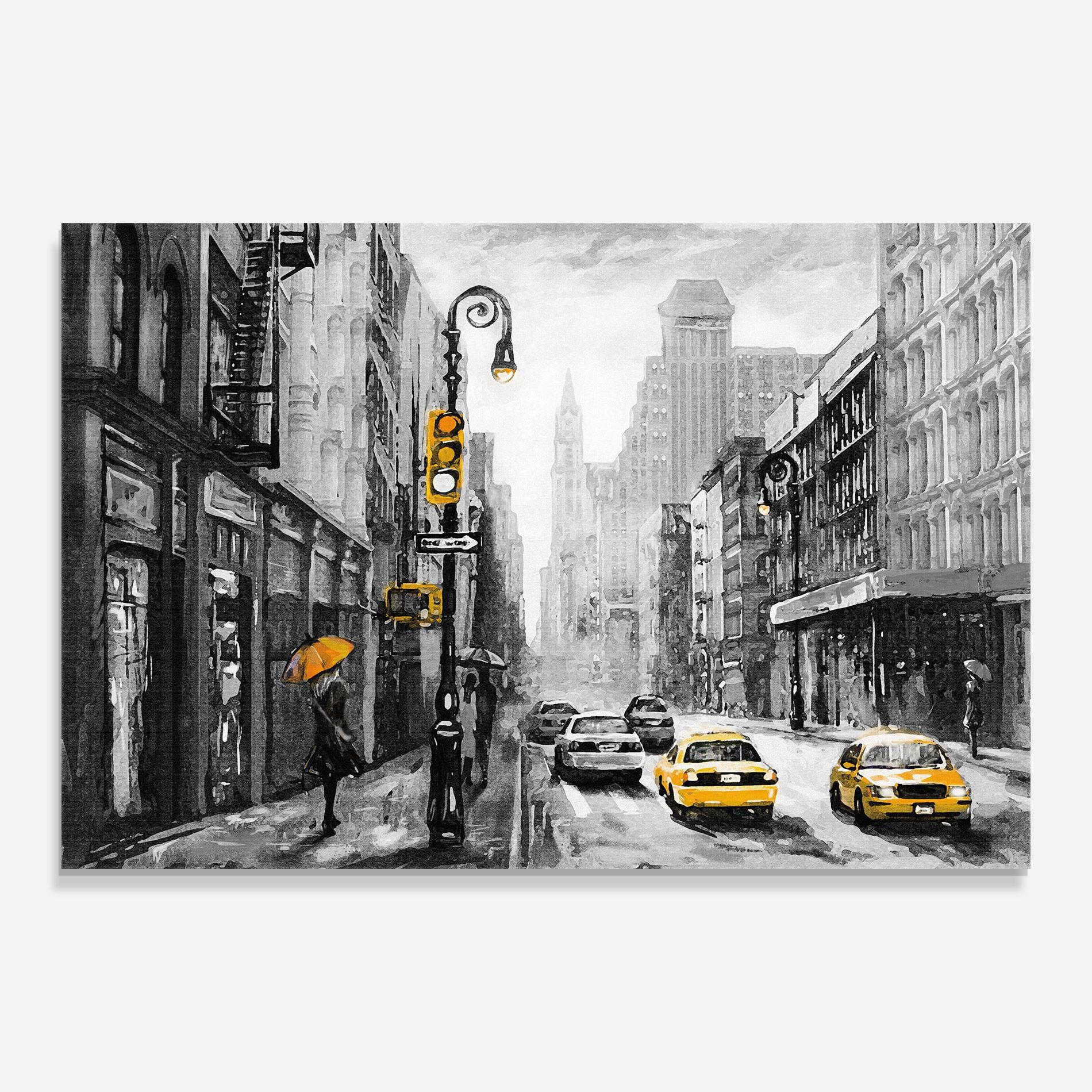 Tablou Sticla New York Shades mockup 0