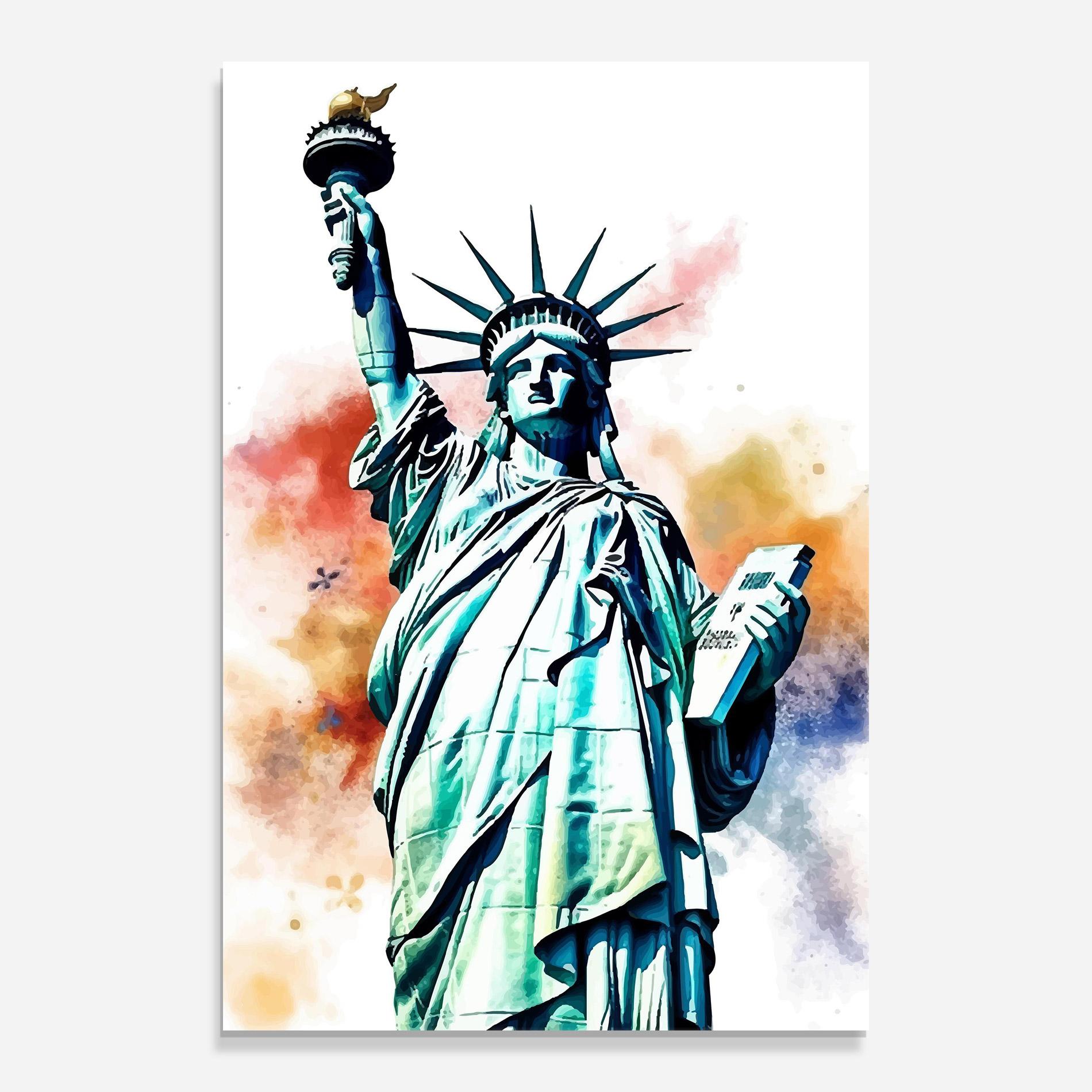 Tablou Sticla Liberty Art mockup 0