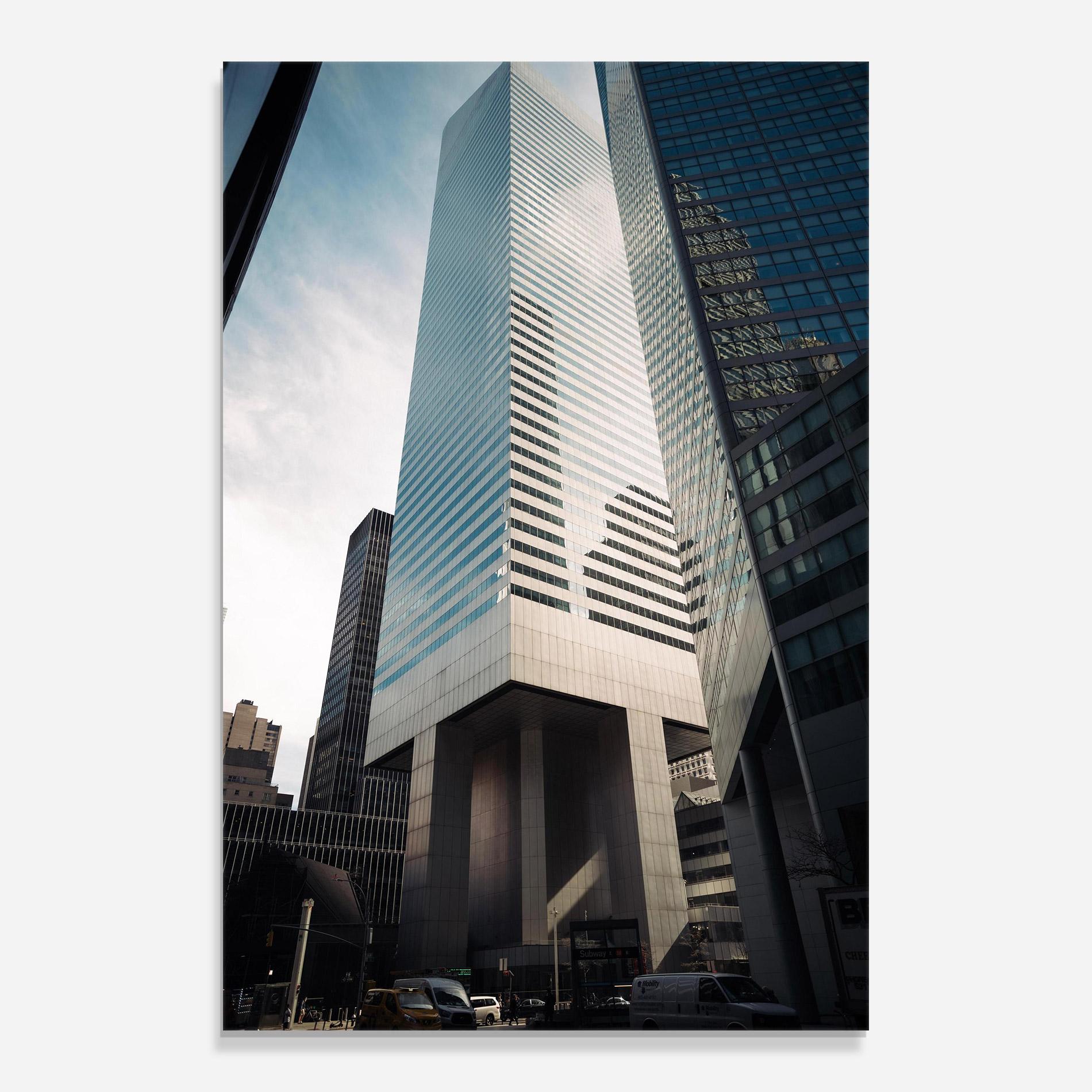 Tablou Sticla Skyline Building mockup 0