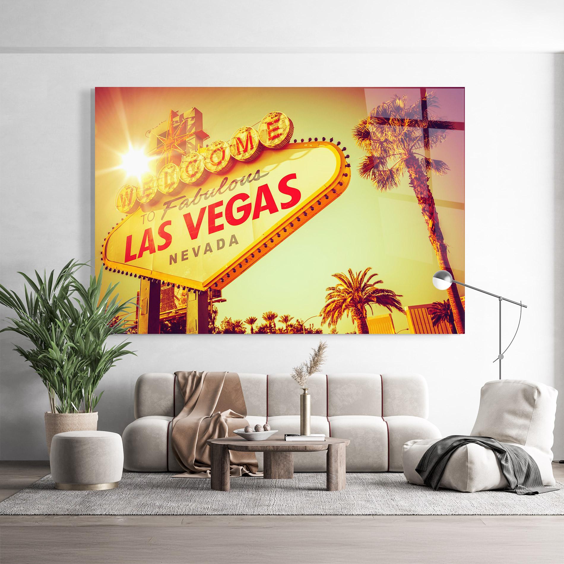 Tablou Sticla Las Vegas Nevada mockup 9