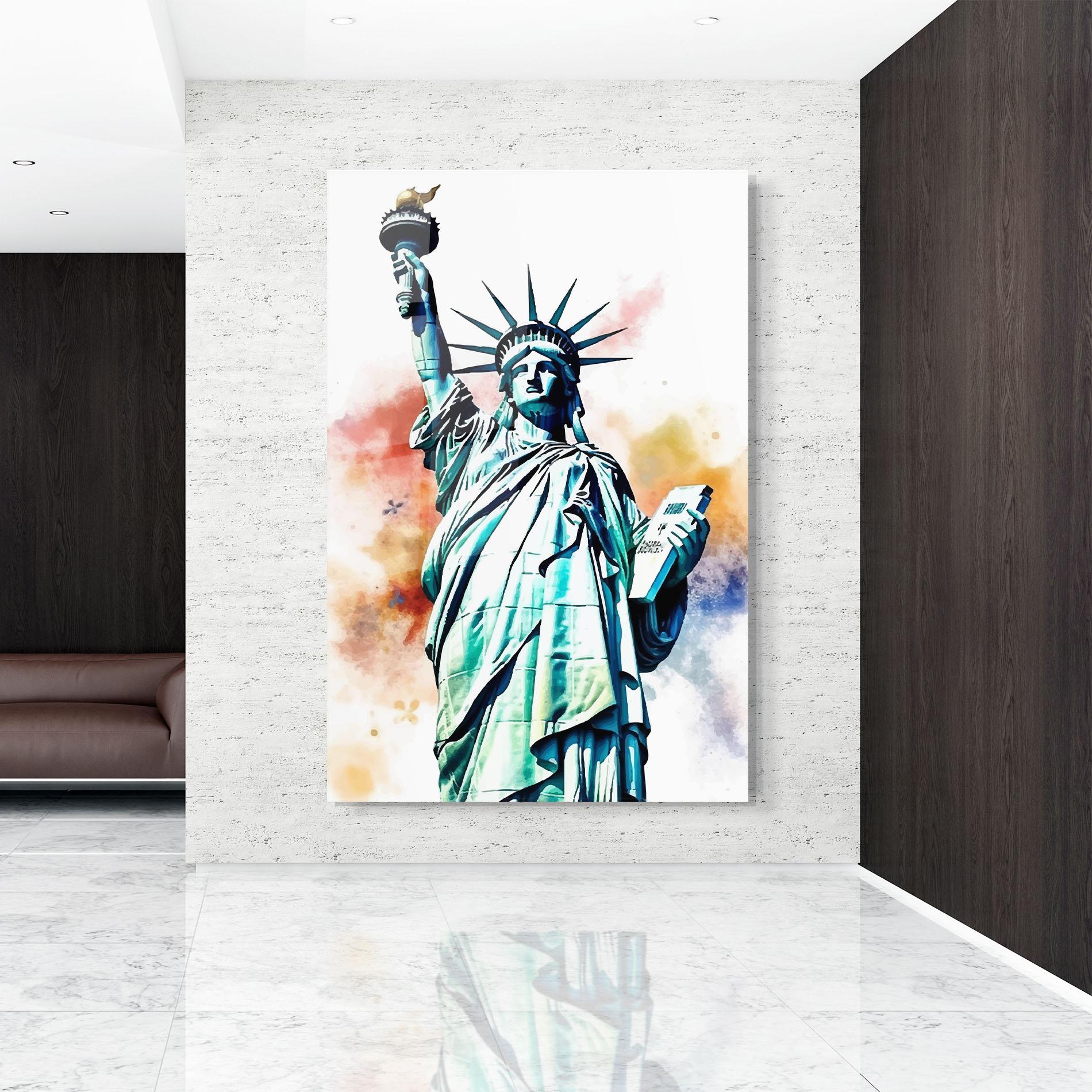 Tablou Sticla Liberty Art mockup 9