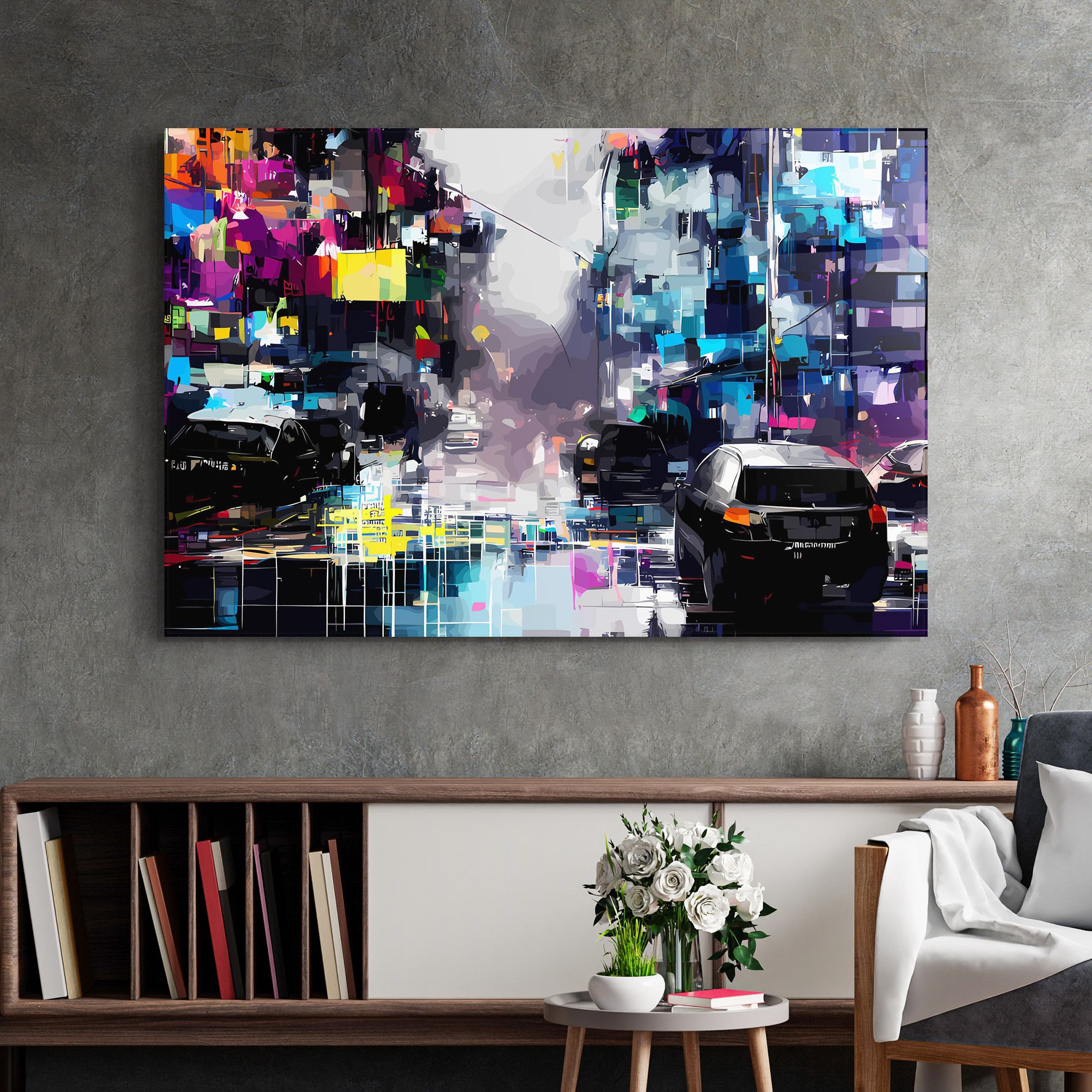 Grunge City Street mockup 2