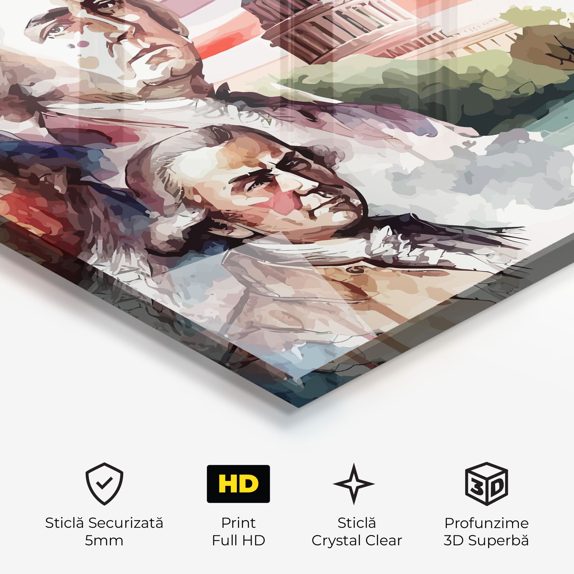 Usa Flag Art mockup 3