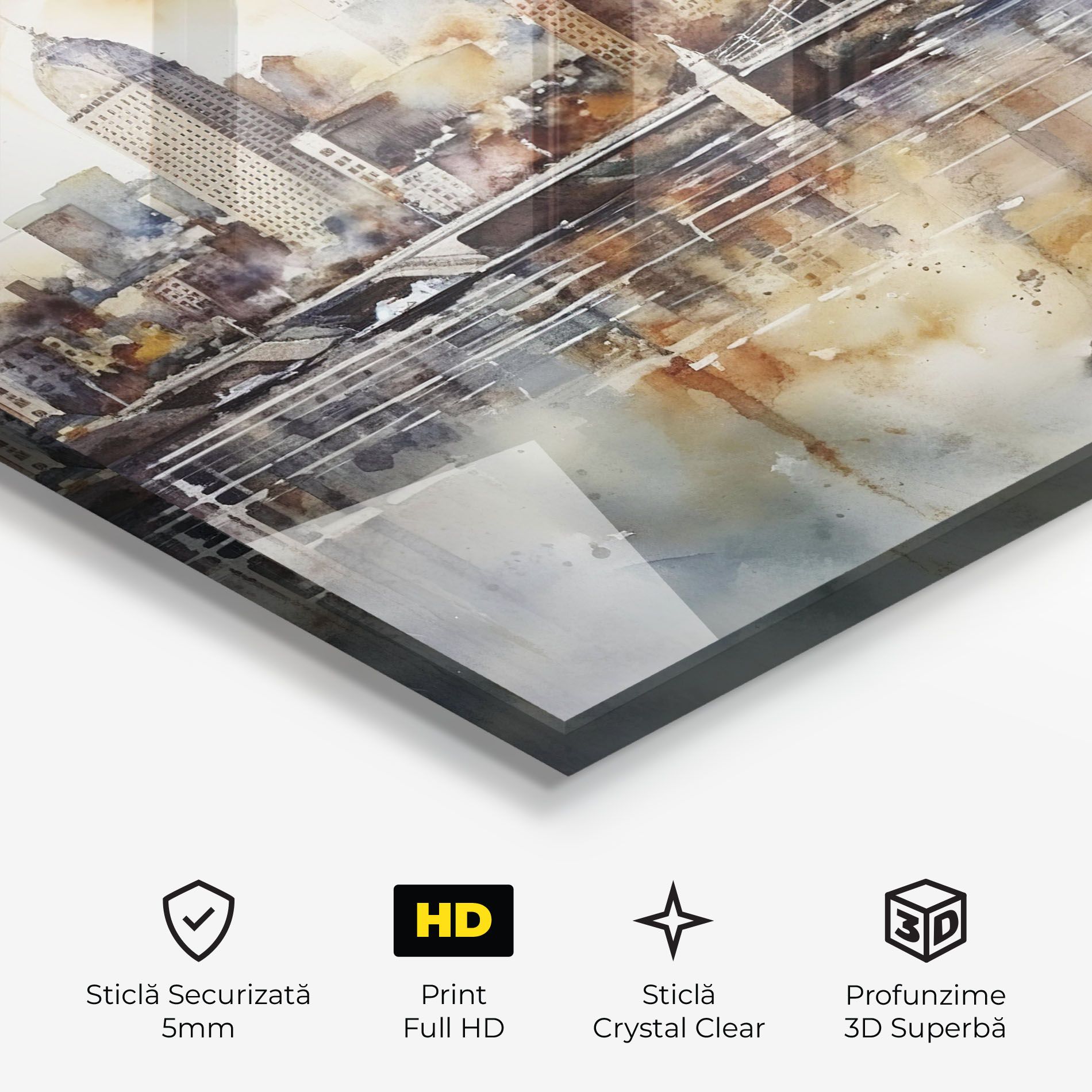 Watercolor Skyline mockup 3