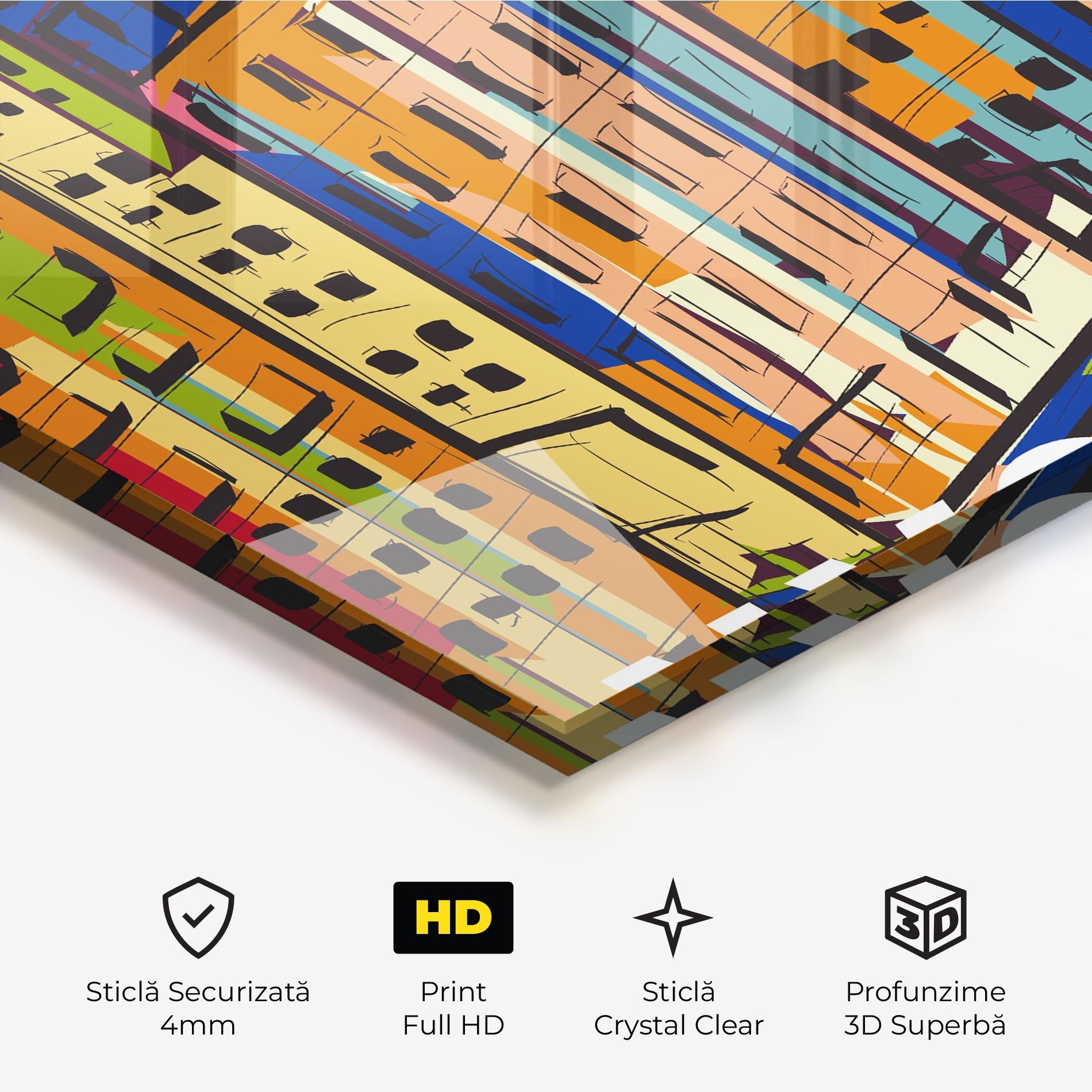 Tablou Sticla New York City Art mockup 3