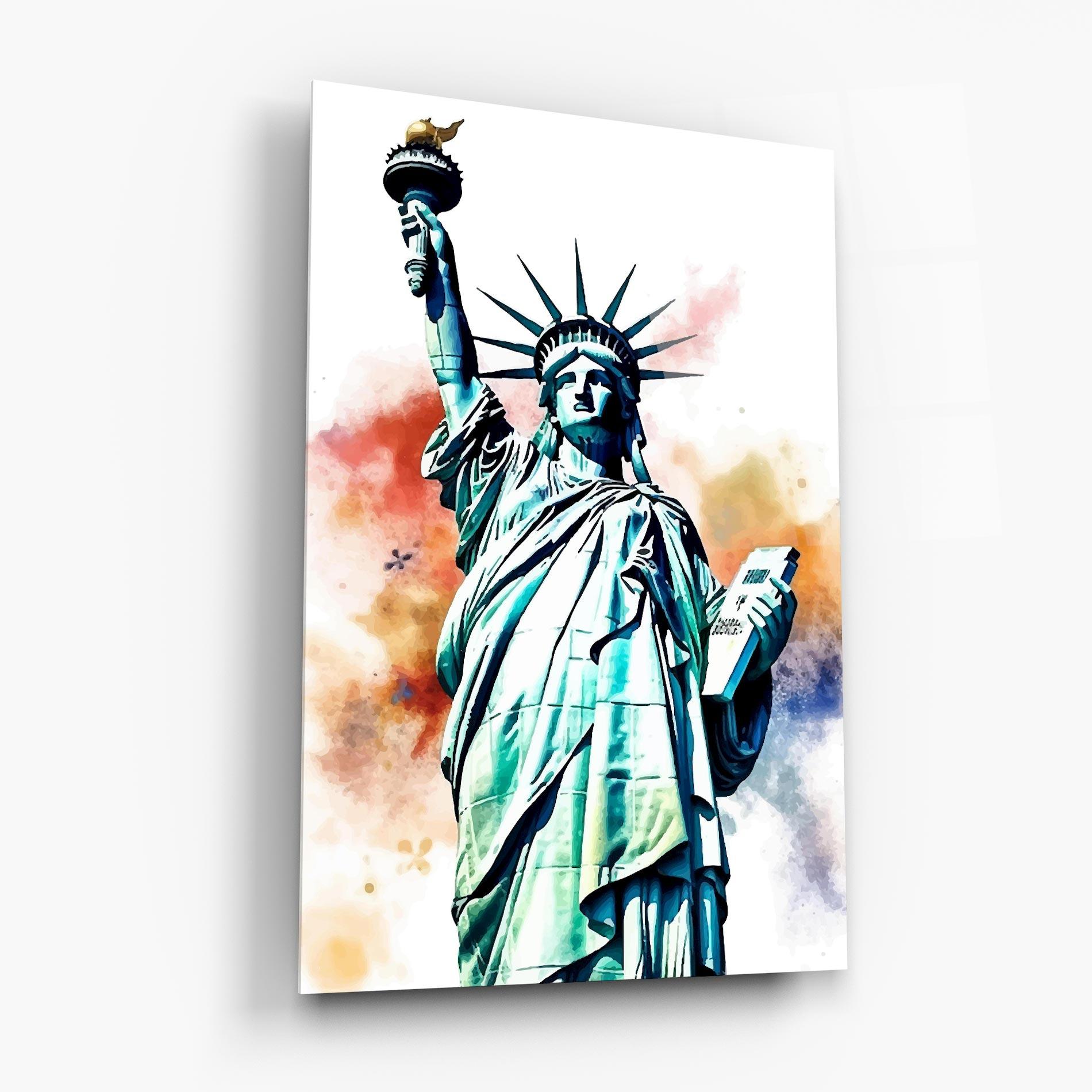 Tablou Sticla Liberty Art mockup 6
